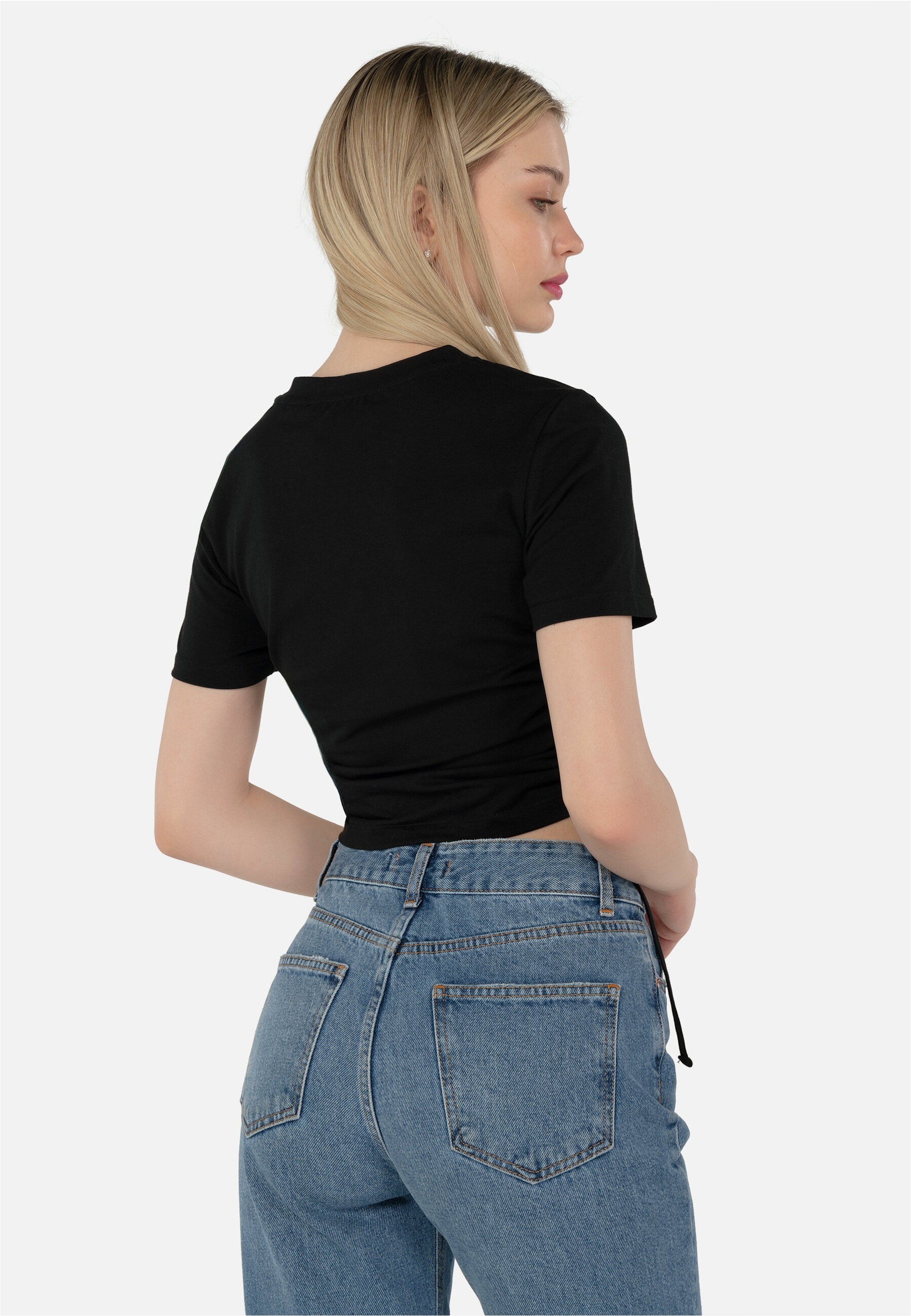 freshlions T-Shirt "Emily", mit praktischen Bindebändern günstig online kaufen