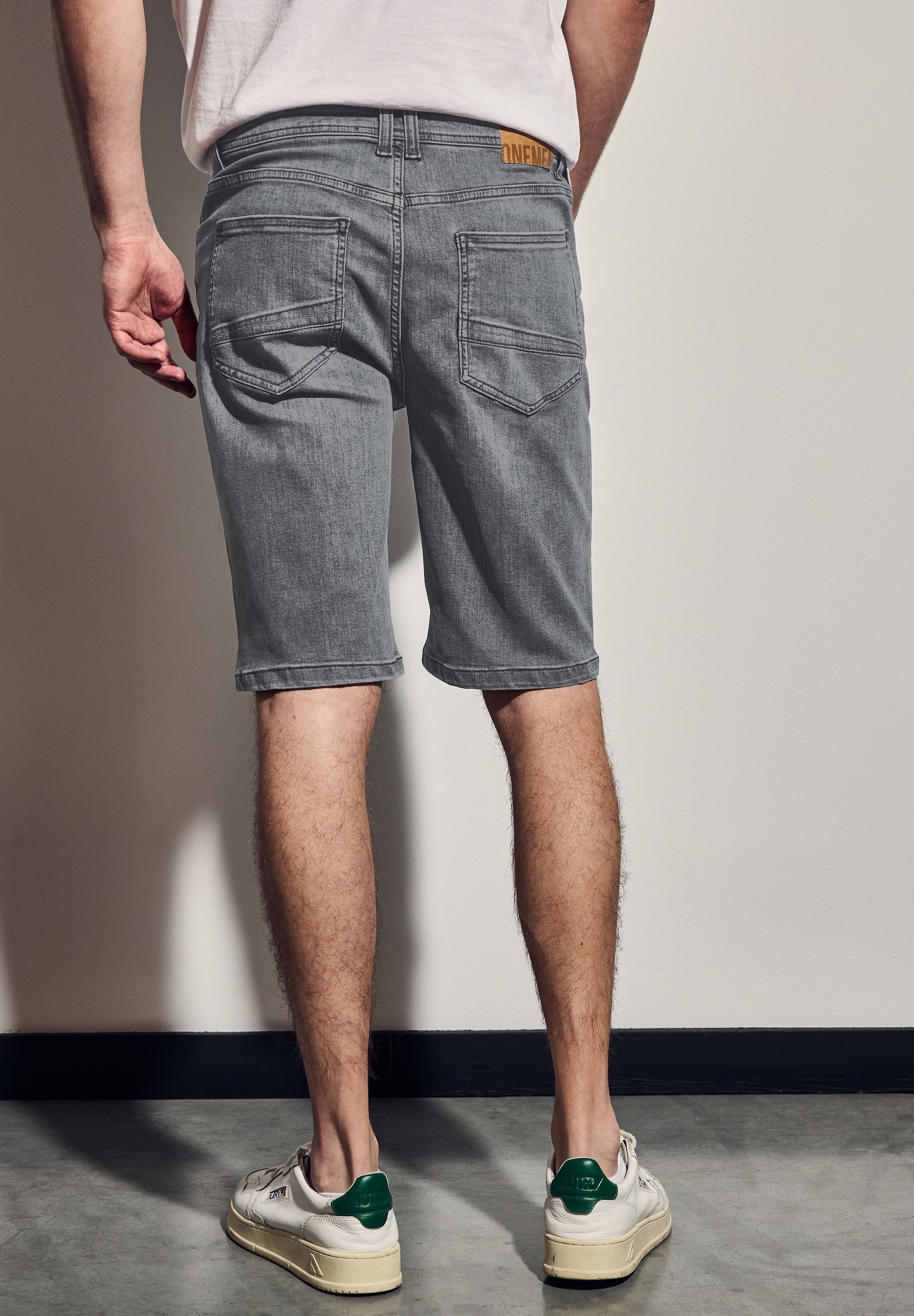 STREET ONE MEN Shorts, aus Baumwolle mit Stretchanteil