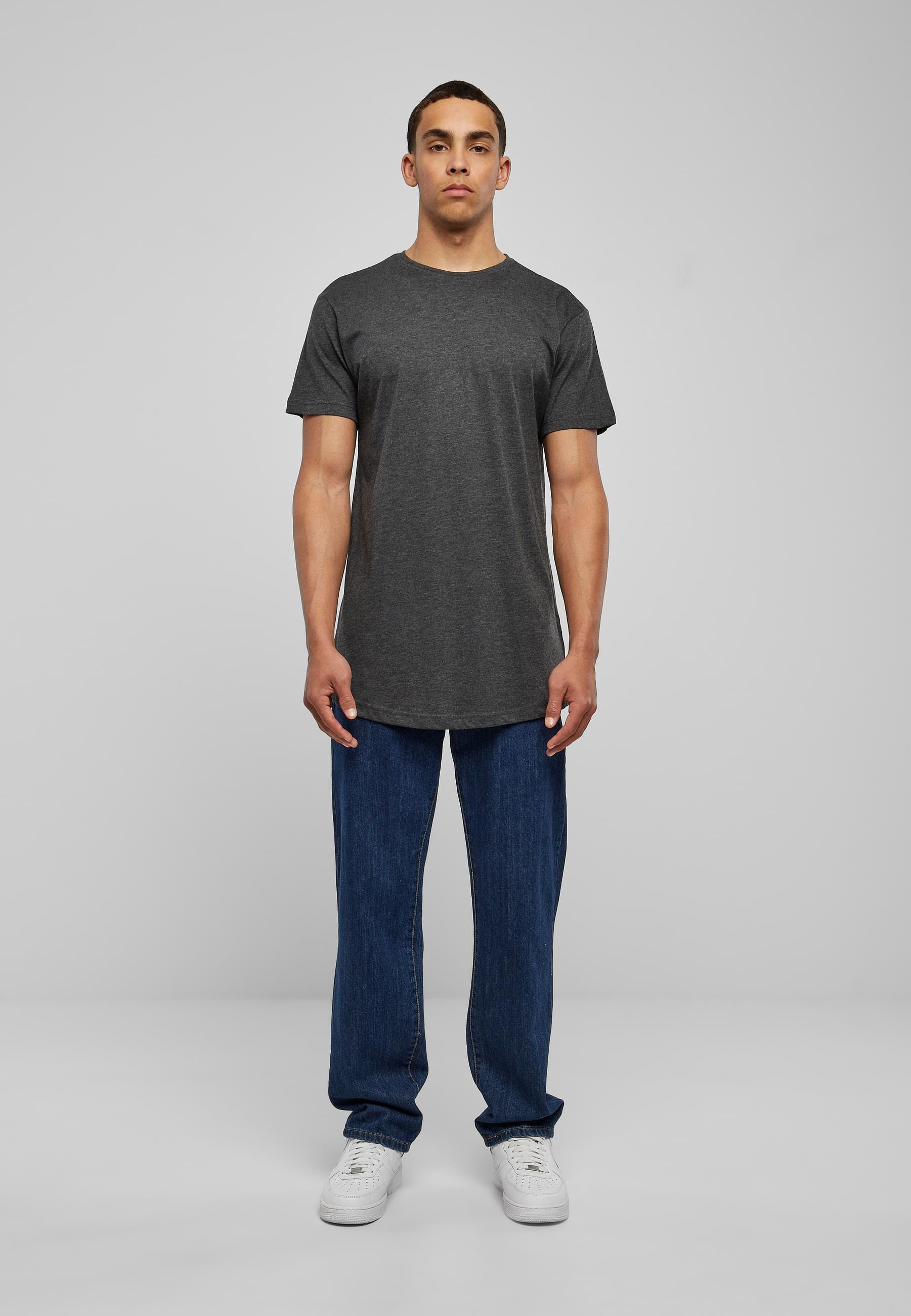 URBAN CLASSICS Kurzarmshirt »Urban Classics Herren Shaped Long Tee«, (1 tlg.)