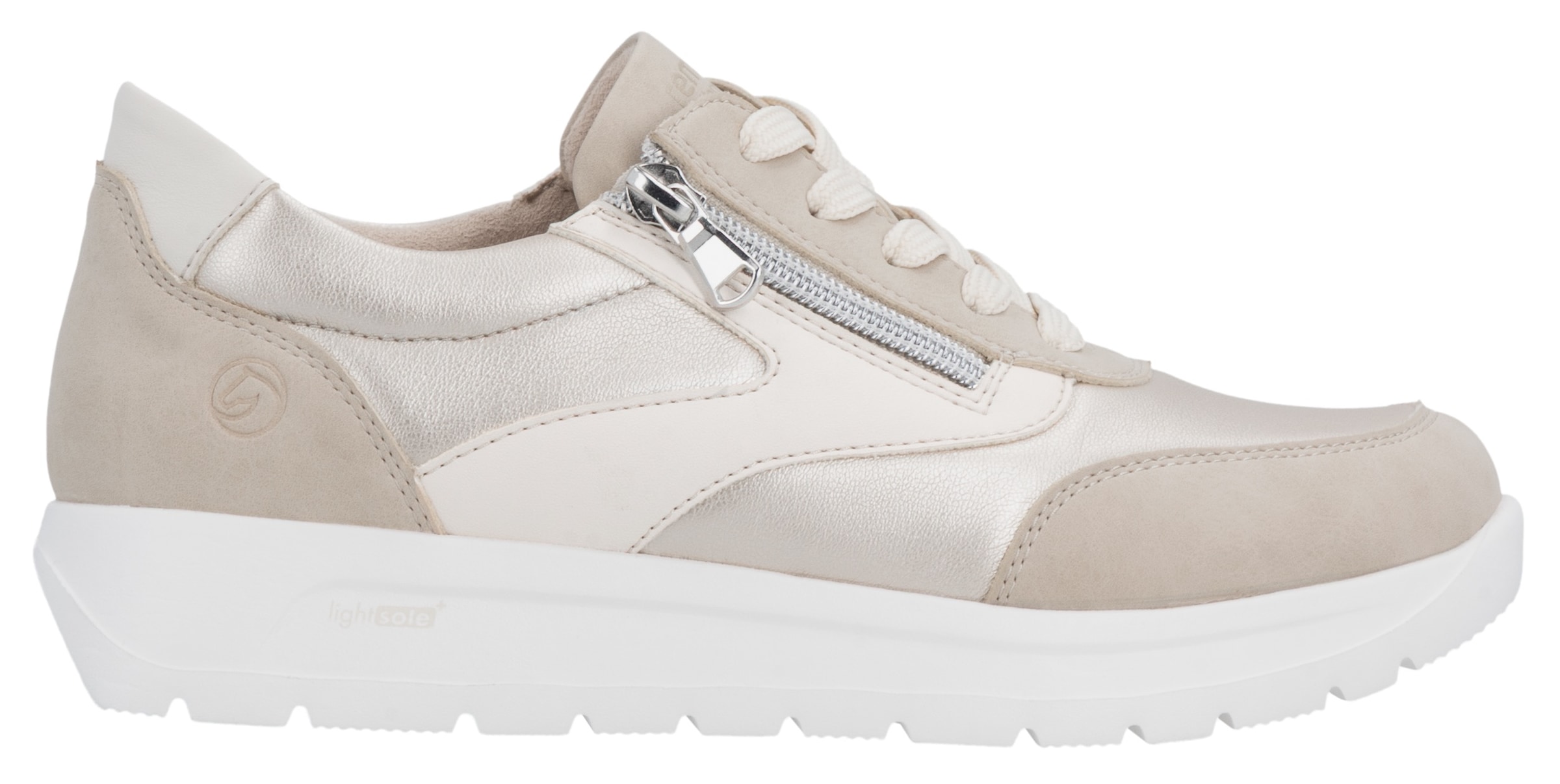 Remonte Wedge Sneaker Beige-Cream Size 37 6