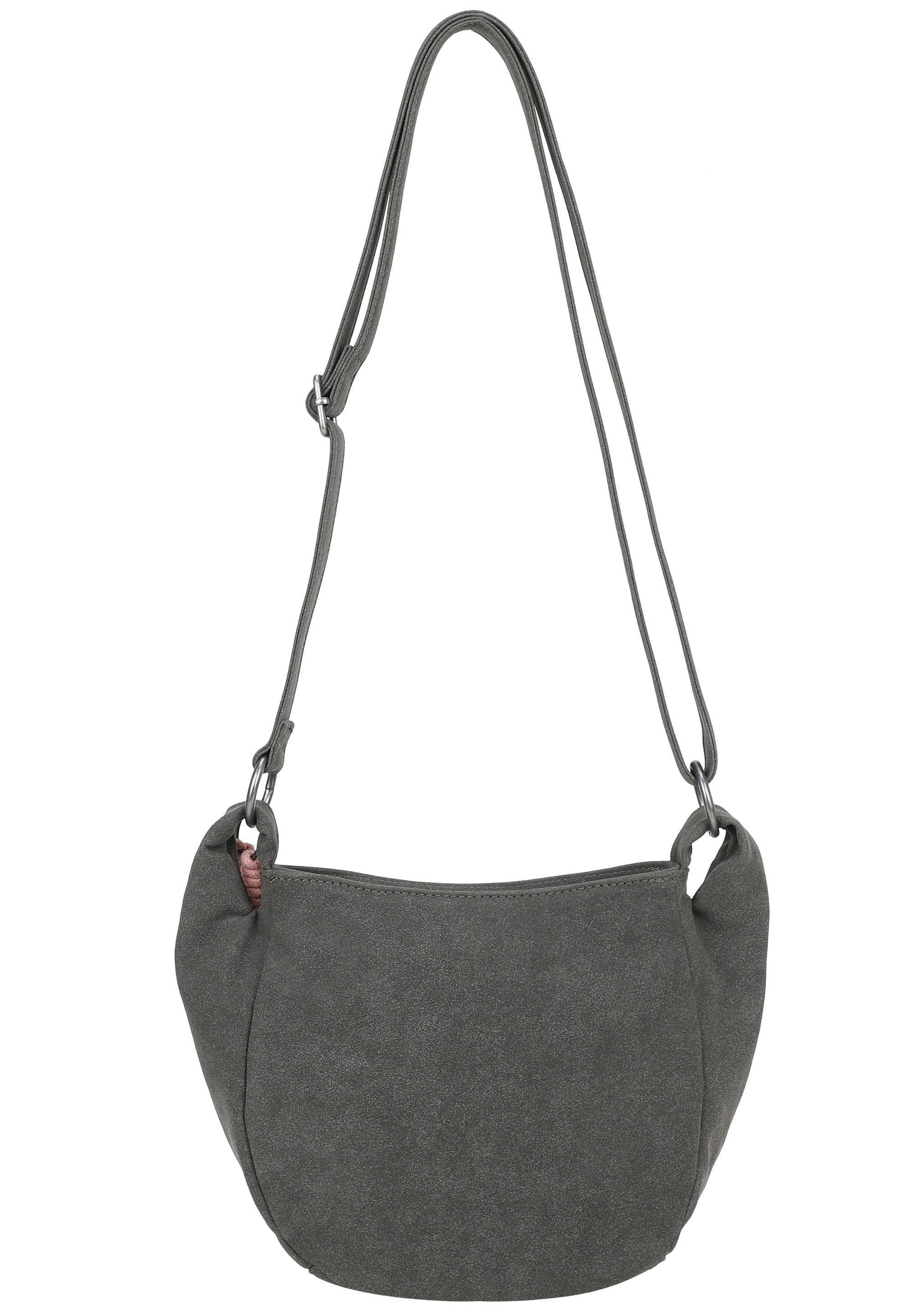 Fritzi aus Preußen Schultertasche »Sue02 Suede Jacky Soft Dark Anthra« mit modischer Kordelschnur