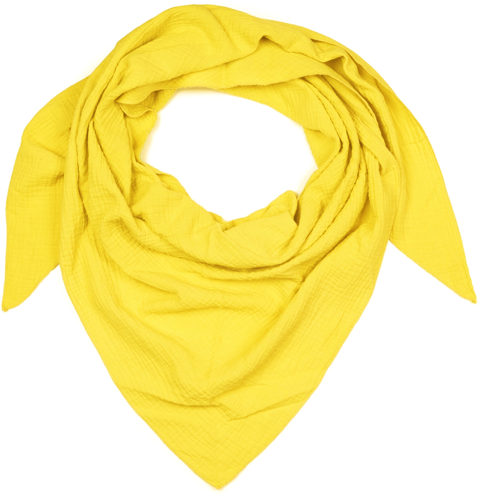 styleBREAKER Dreieckstuch "Musselin Dreiecktuch Einfarbig" 1 Stk.