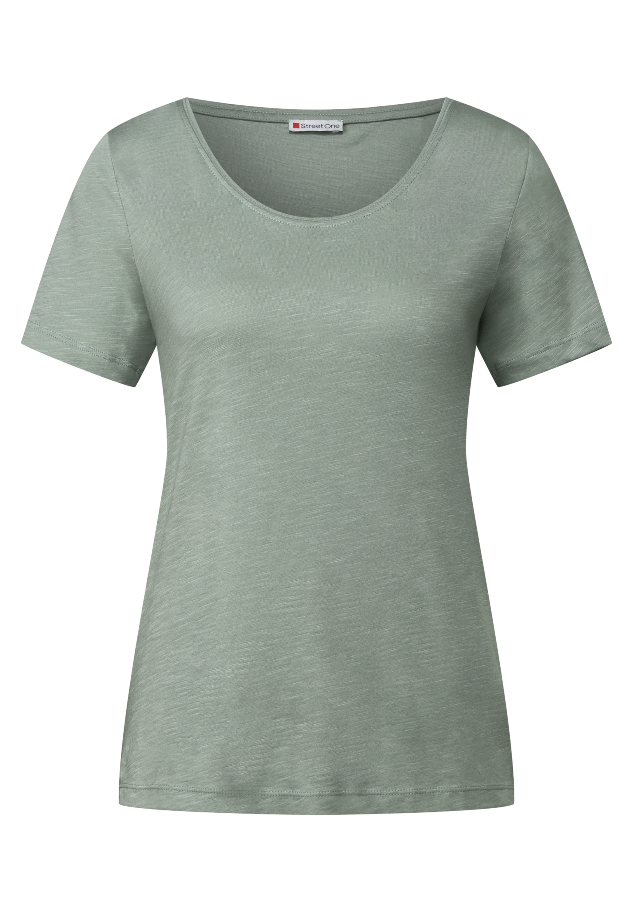 STREET ONE V-Shirt, im soften Baumwoll-Mix