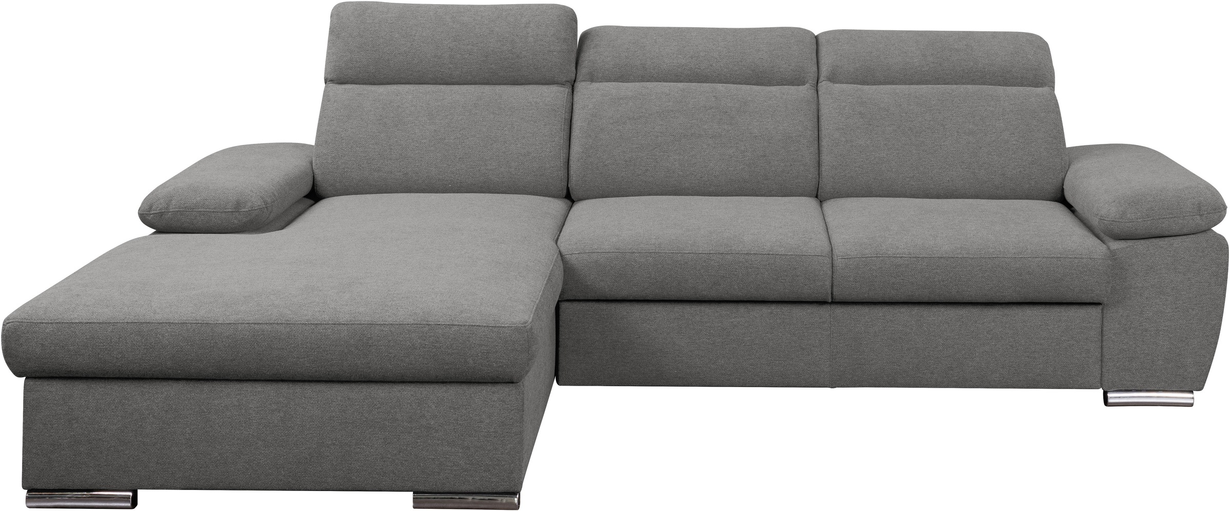 WERK2 Ecksofa "Palma modernes Schlafsofa mit Bettkasten, L-Form, B/T 282/18 günstig online kaufen