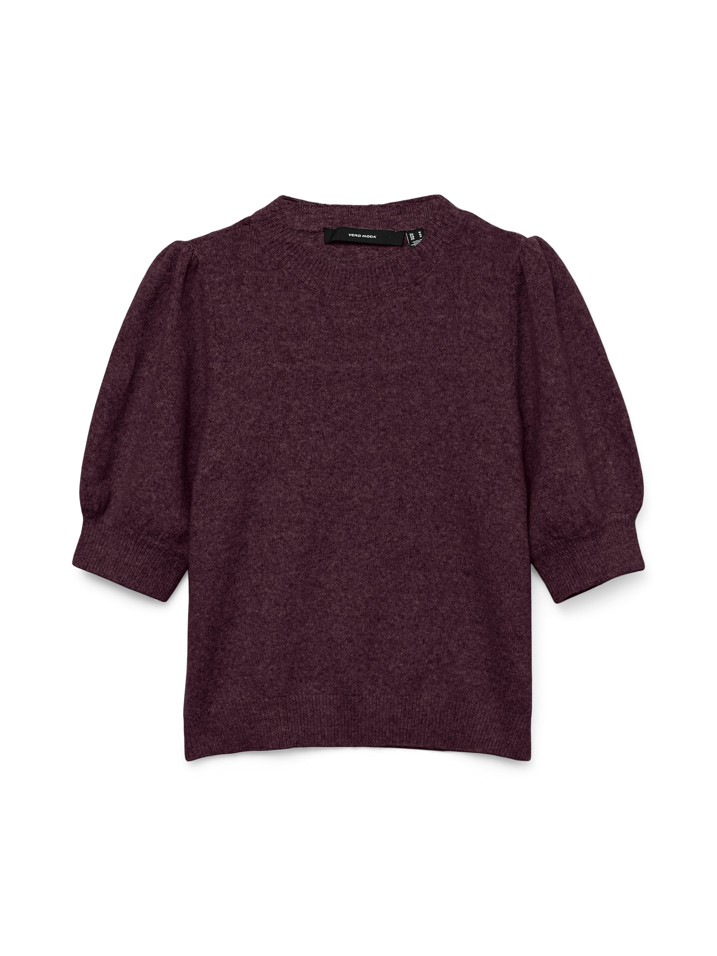 Vero Moda Strickpullover »VMDOFFY 2/4 O-NECK PULLOVER GA NOOS«, mit leichten Puffärmeln