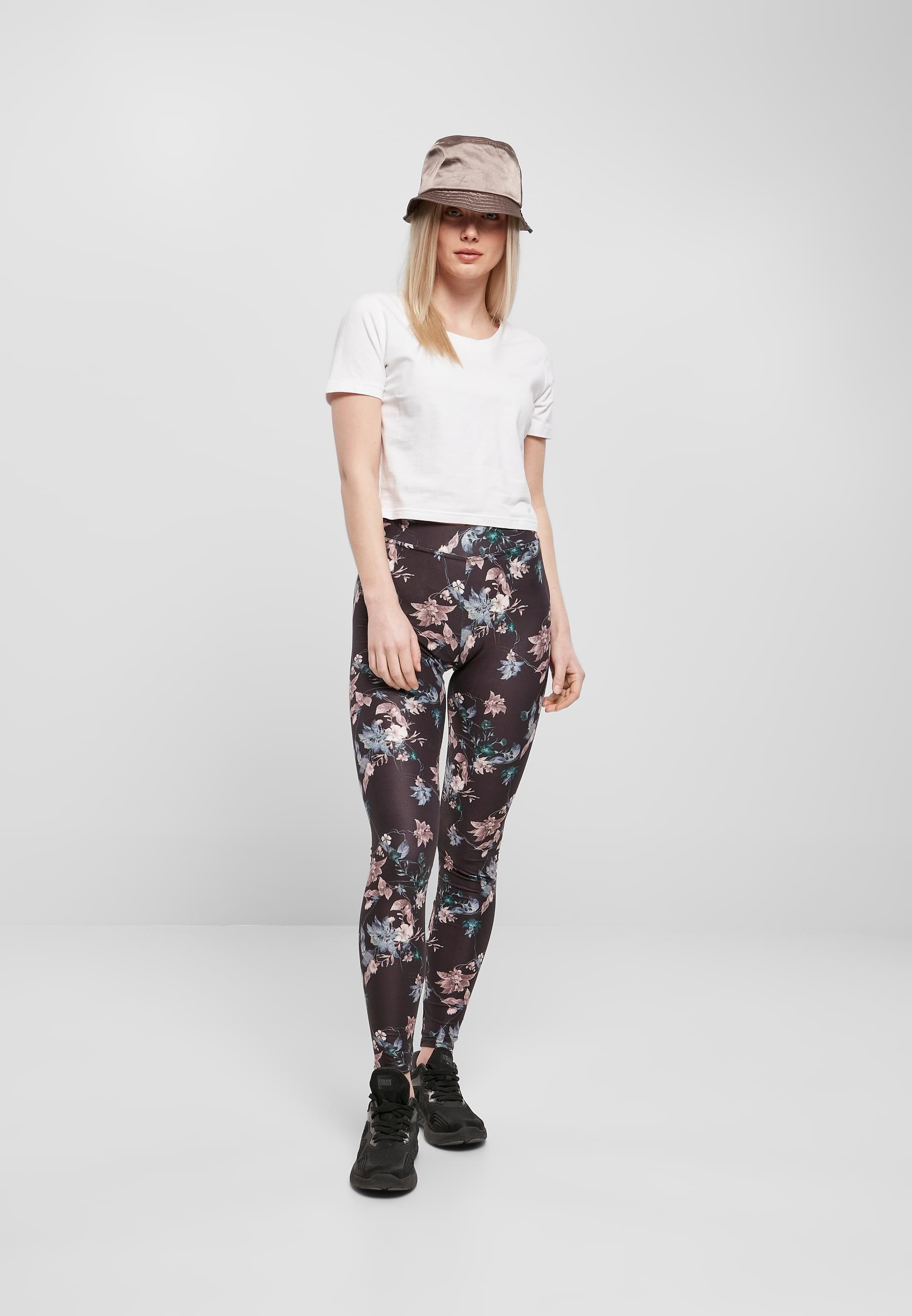 URBAN CLASSICS Leggings »Urban Classics Damen Ladies Soft AOP Leggings«, (1 tlg.)