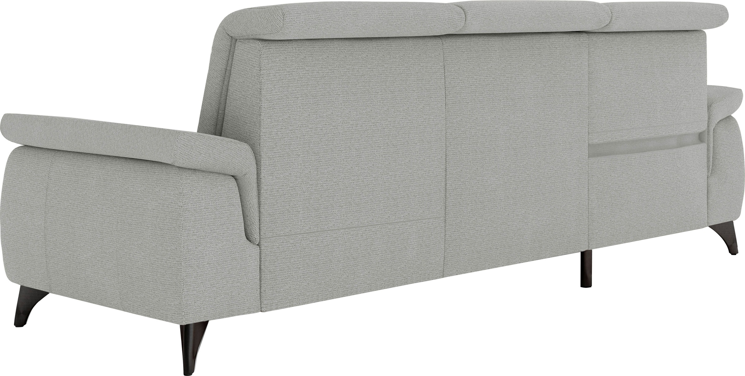 Ecksofa SIT & MORE "Astoria L-Form", grau (hellgrau), B:260cm H:91cm T:175cm, 100% Polyester, Sofas, Ecksofa, wahlweise mit motorischer Relaxfunktion 6