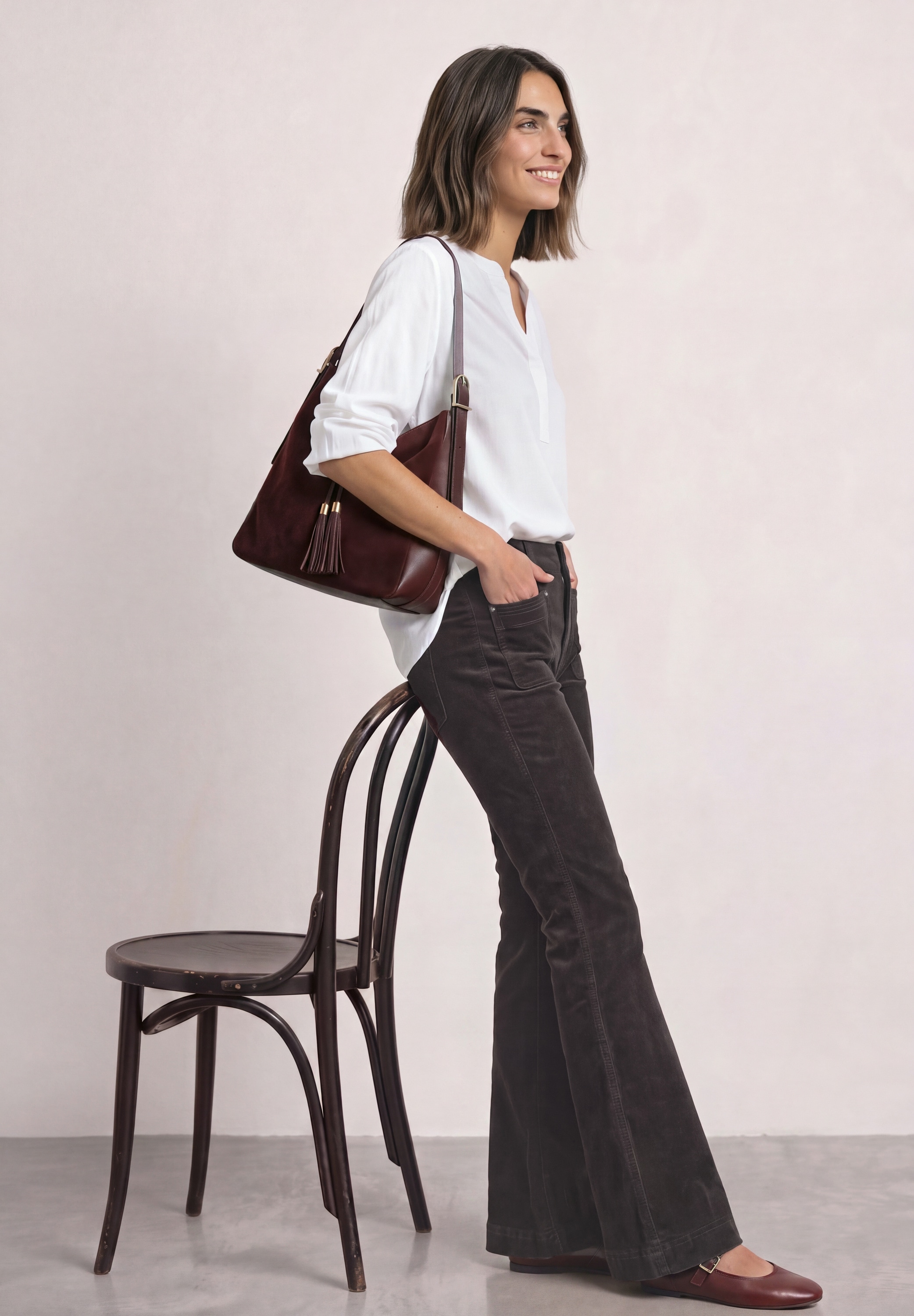 STREET ONE Cordhose »Style Blaire«  Bootcut / im Slim Fit