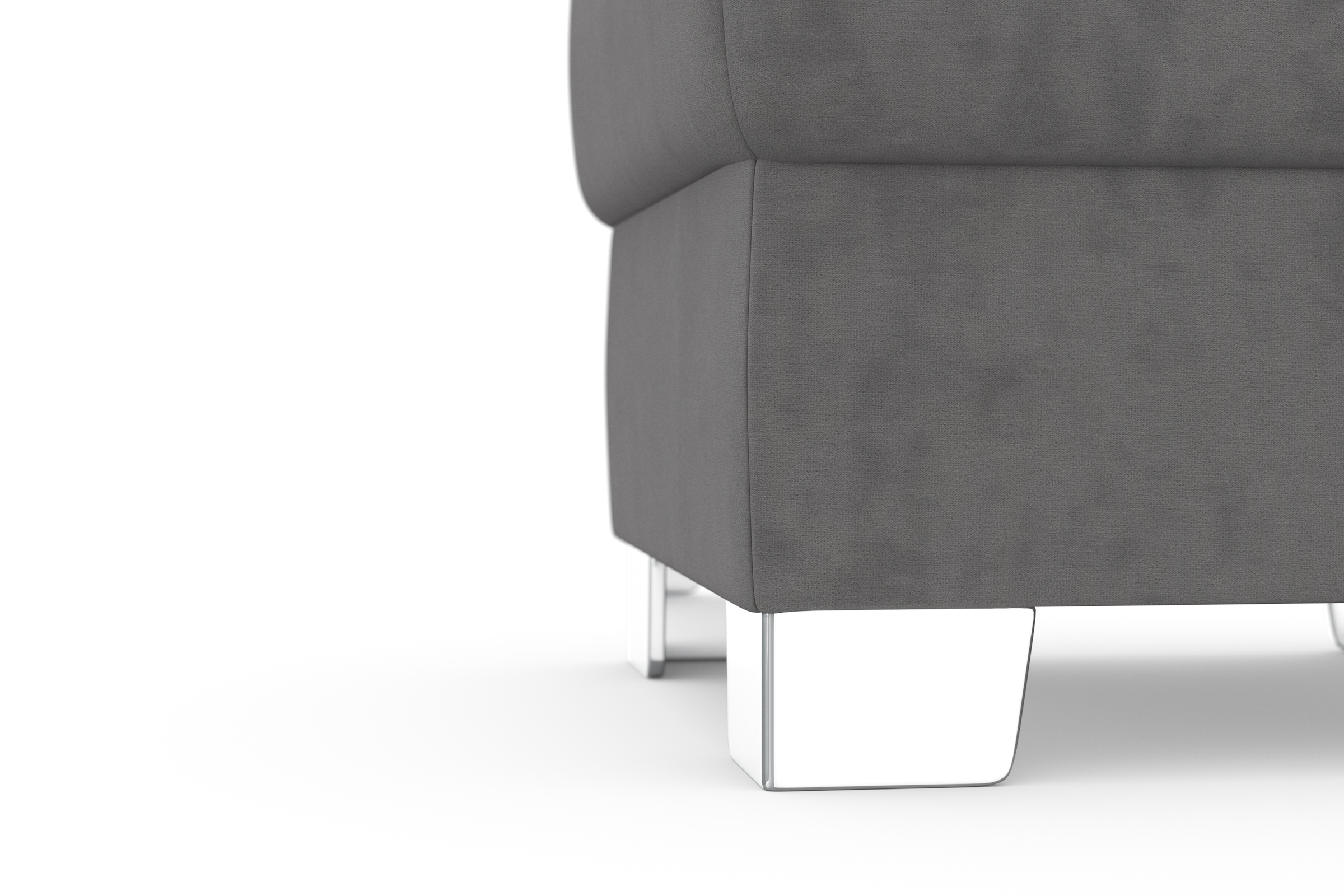 DOMO collection Hocker »Anzio«, wahlweise mit Federkern