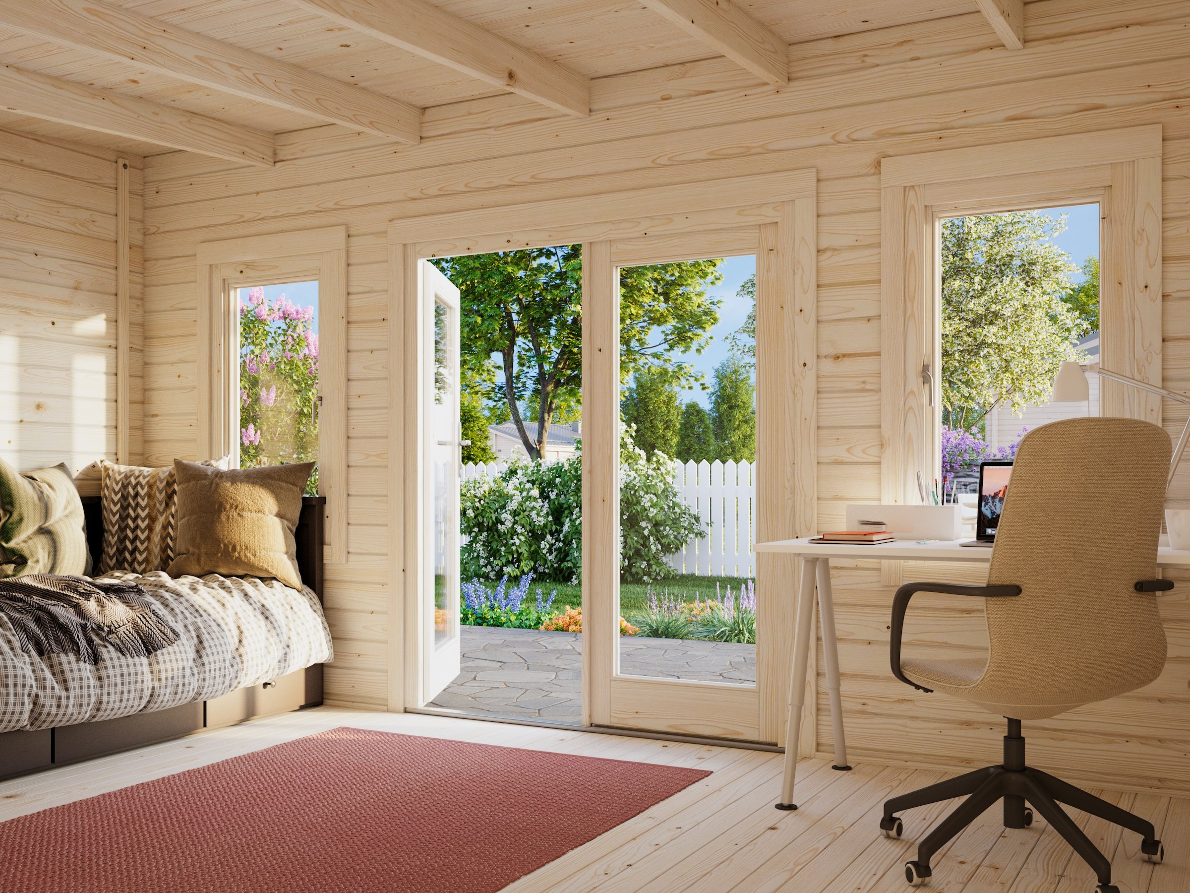 Palmako Gartenhaus »Lisa« verschiedene Farben