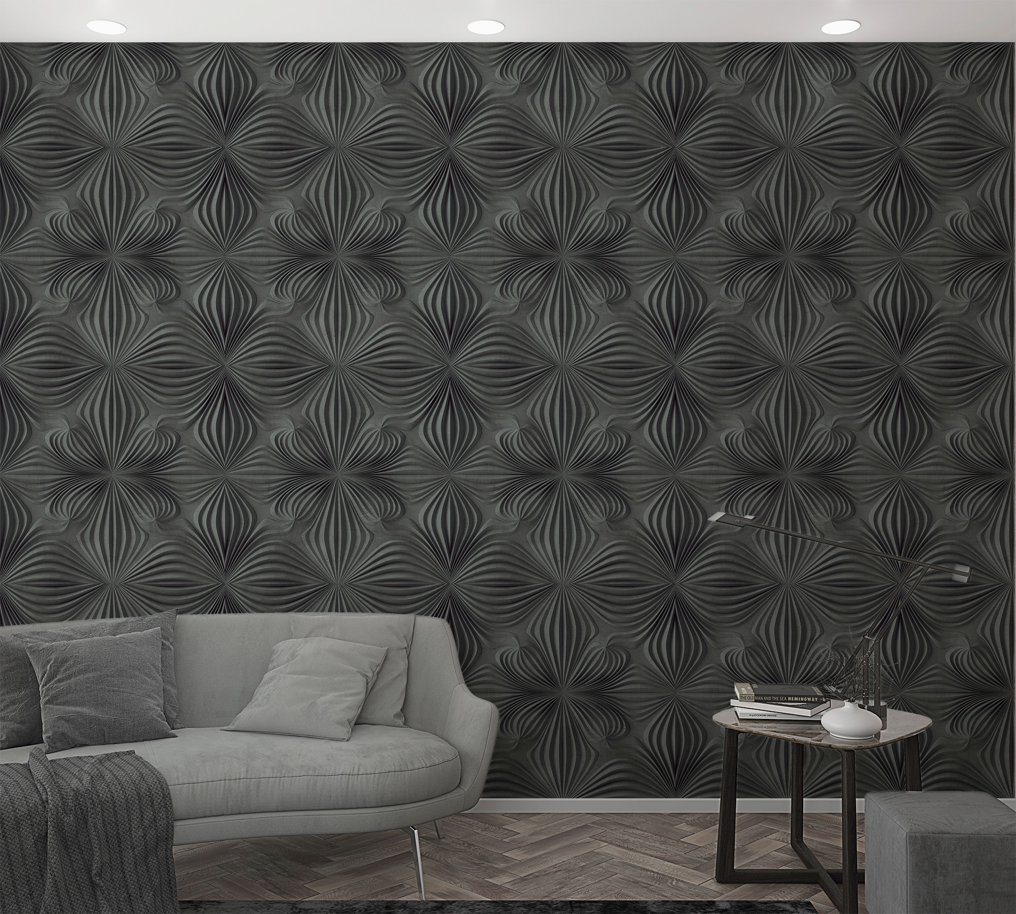 Marburg Fototapete, 3D-Optik-Motiv, moderne Tapete für Wohnzimmer Schlafzimmer Küche