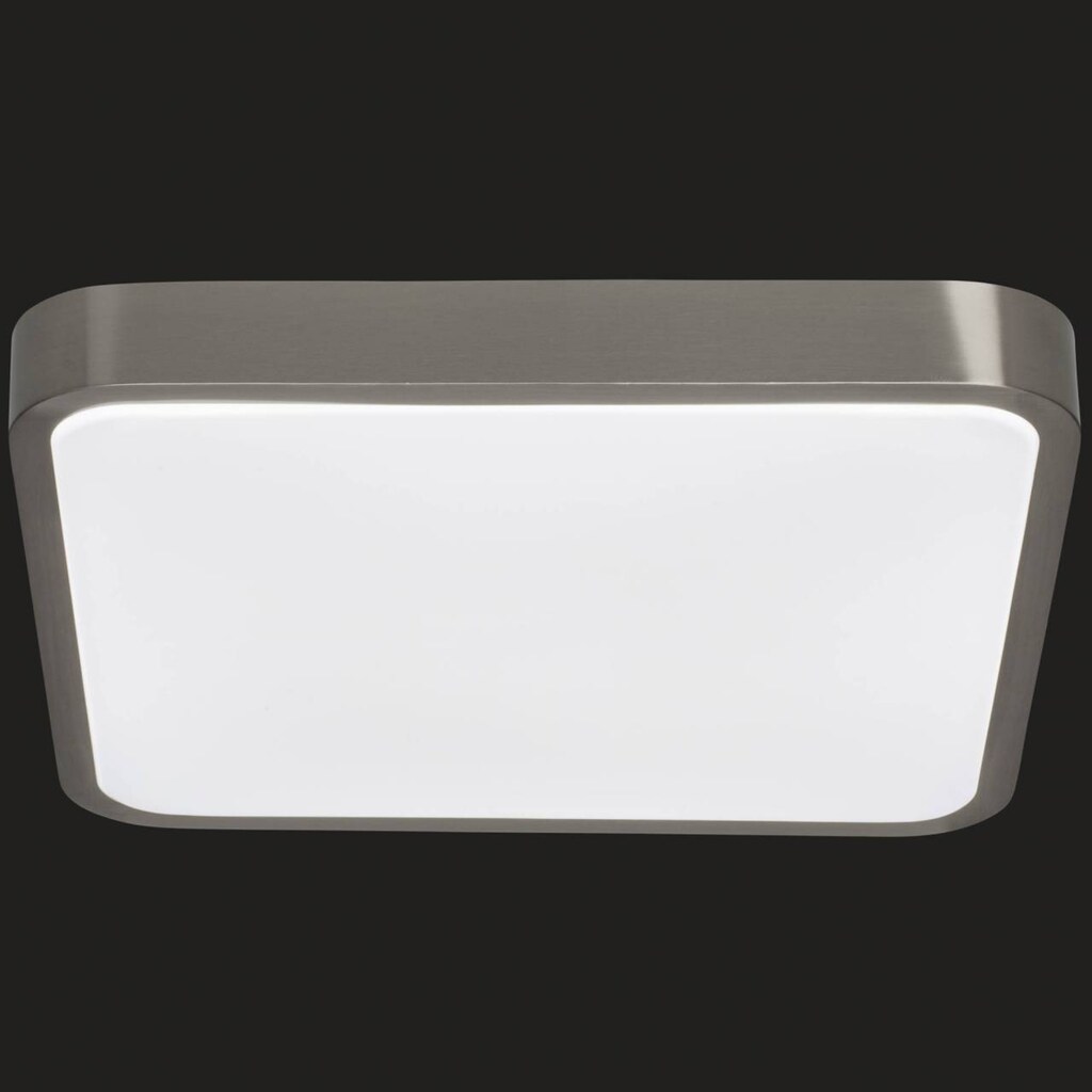 AEG Deckenleuchte »Mikel«, LED-Modul, 1 St., Farbwechsler, LED 38x38cm eisen/weiß