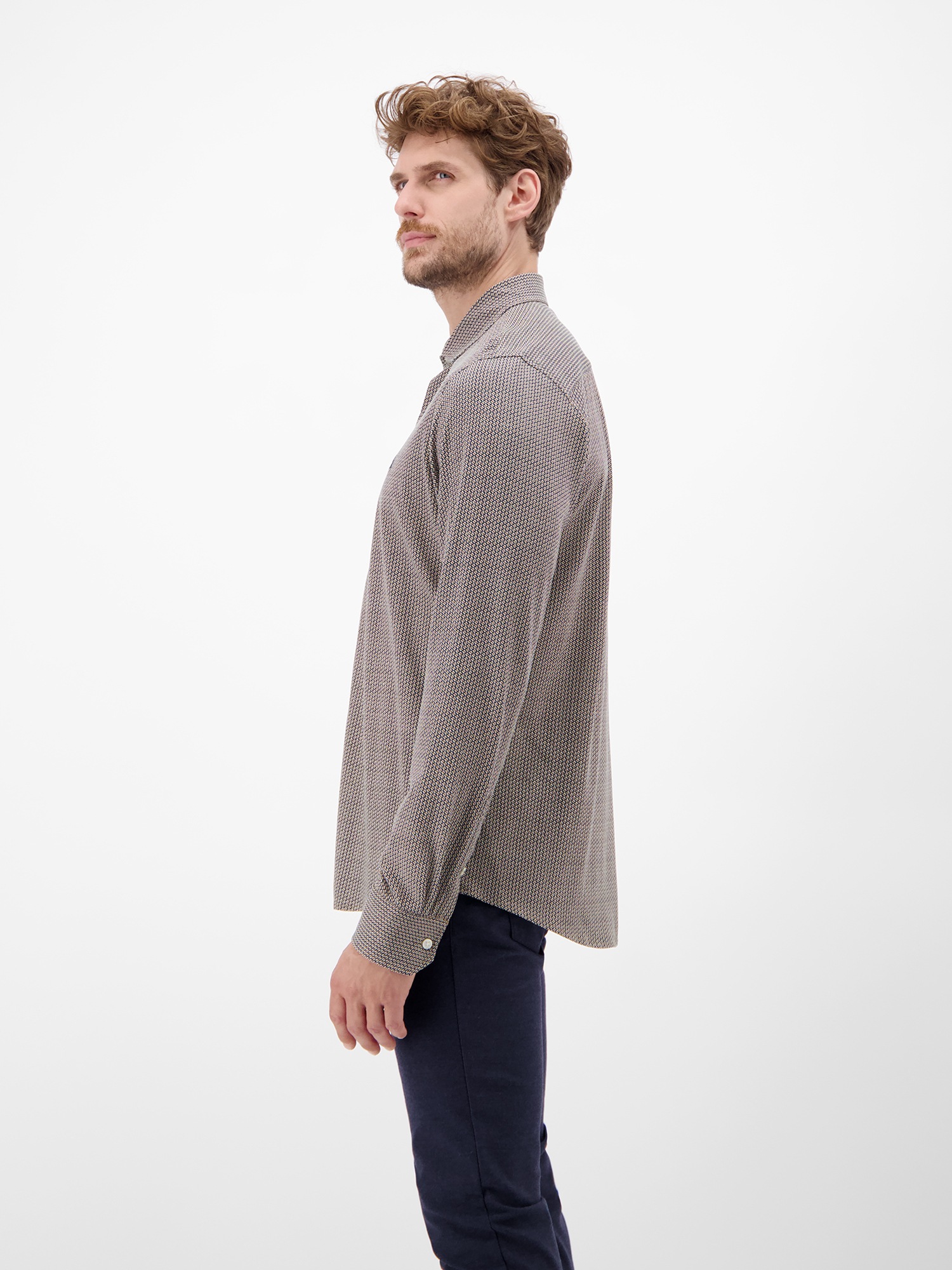 Thumbnail - LERROS Karohemd "LERROS Langarmhemd mit Minimal-Karomuster"