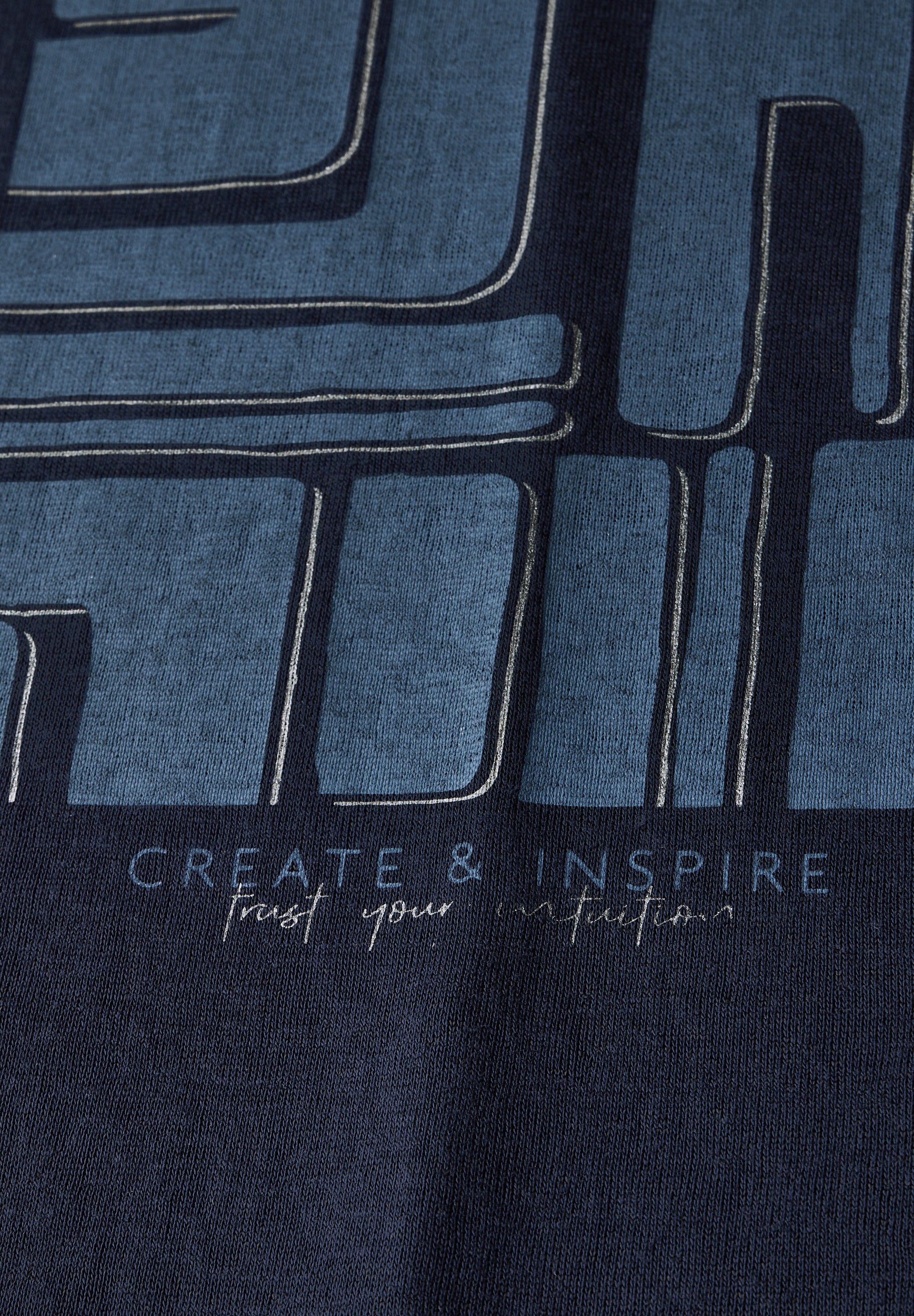 Cecil Print-Shirt, mit U-Boot-Ausschnitt