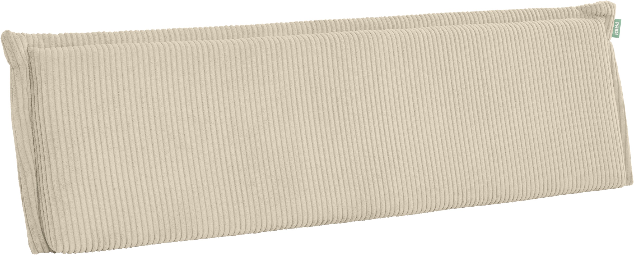 PAIDI Rückenkissen "Cord in verschiedenen Ausführungen, Relaxkissen, 90/120/140 cm Breite" Rückenlehne für Bett und Sofa, abnehmbarer und waschbarer Bezug