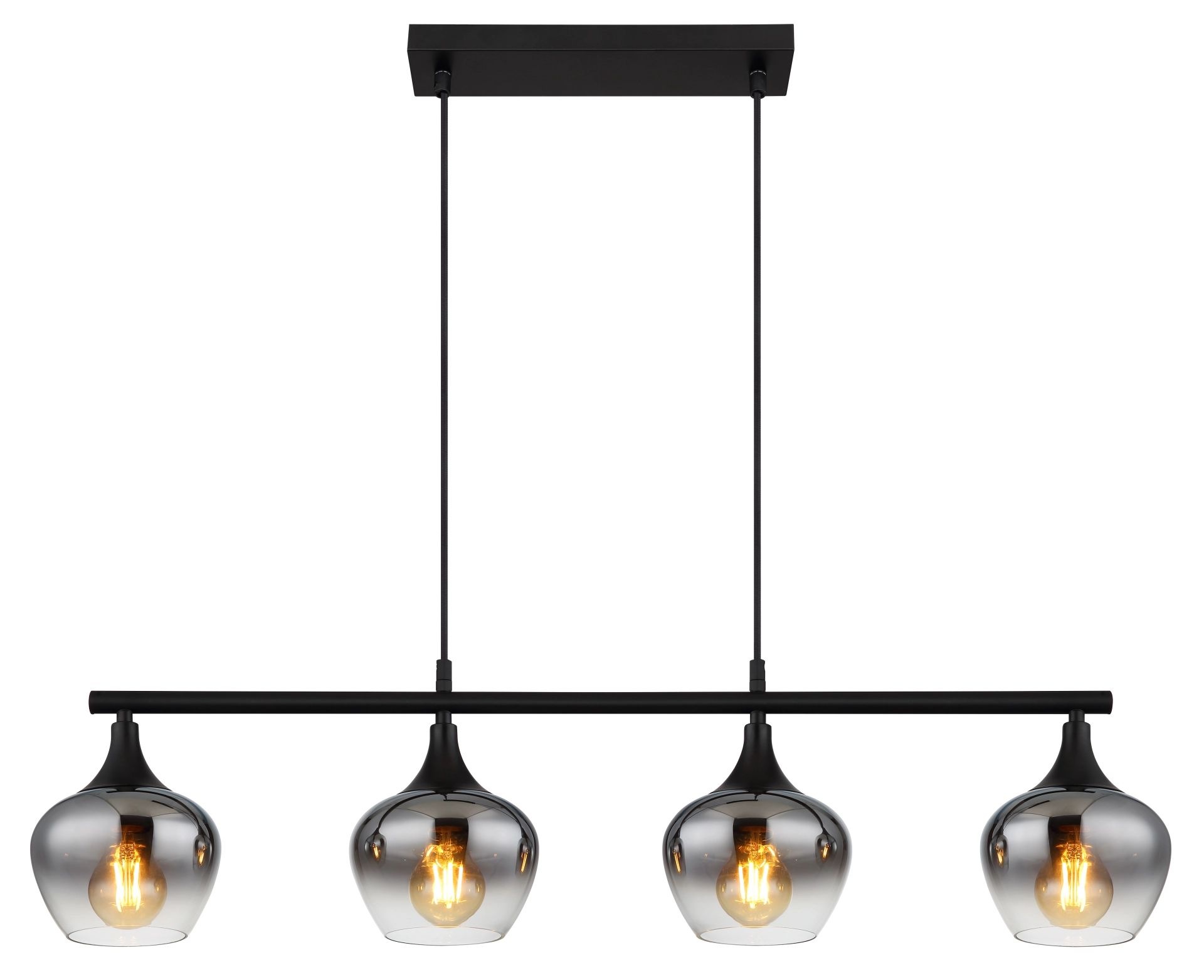 GLOBO LIGHTING Pendelleuchte »MAXY« E27 1 Stk. Hängeleuchte, Essbereich, Hängelampe, Gläser, E27 Fassung
