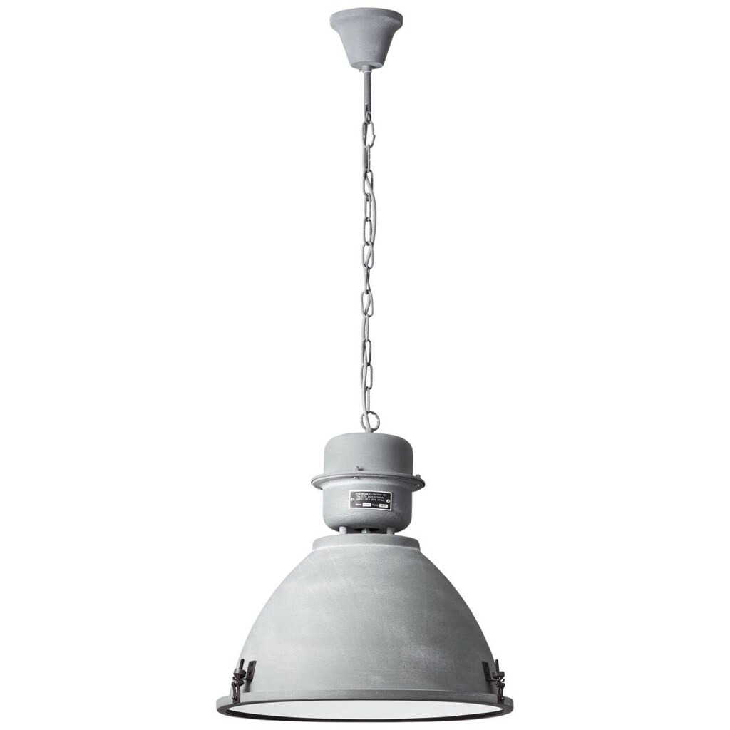Wohnen Lampen & Leuchten Brilliant Leuchten Pendelleuchte »Kiki«, E27, 1 St., Hängelampe 48cm grau Beton Wohnen Lampen & Leuchten Brilliant Leuchten Pendelleuchte »Kiki«, E27, 1 St., Hängelampe 48cm grau Beton