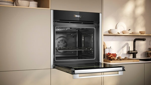 NEFF Pyrolyse Backofen N 70 »B24CR71N0«, mit Teleskopauszug nachrüstbar, Pyrolyse-Selbstreinigung, AirFry-Funktion