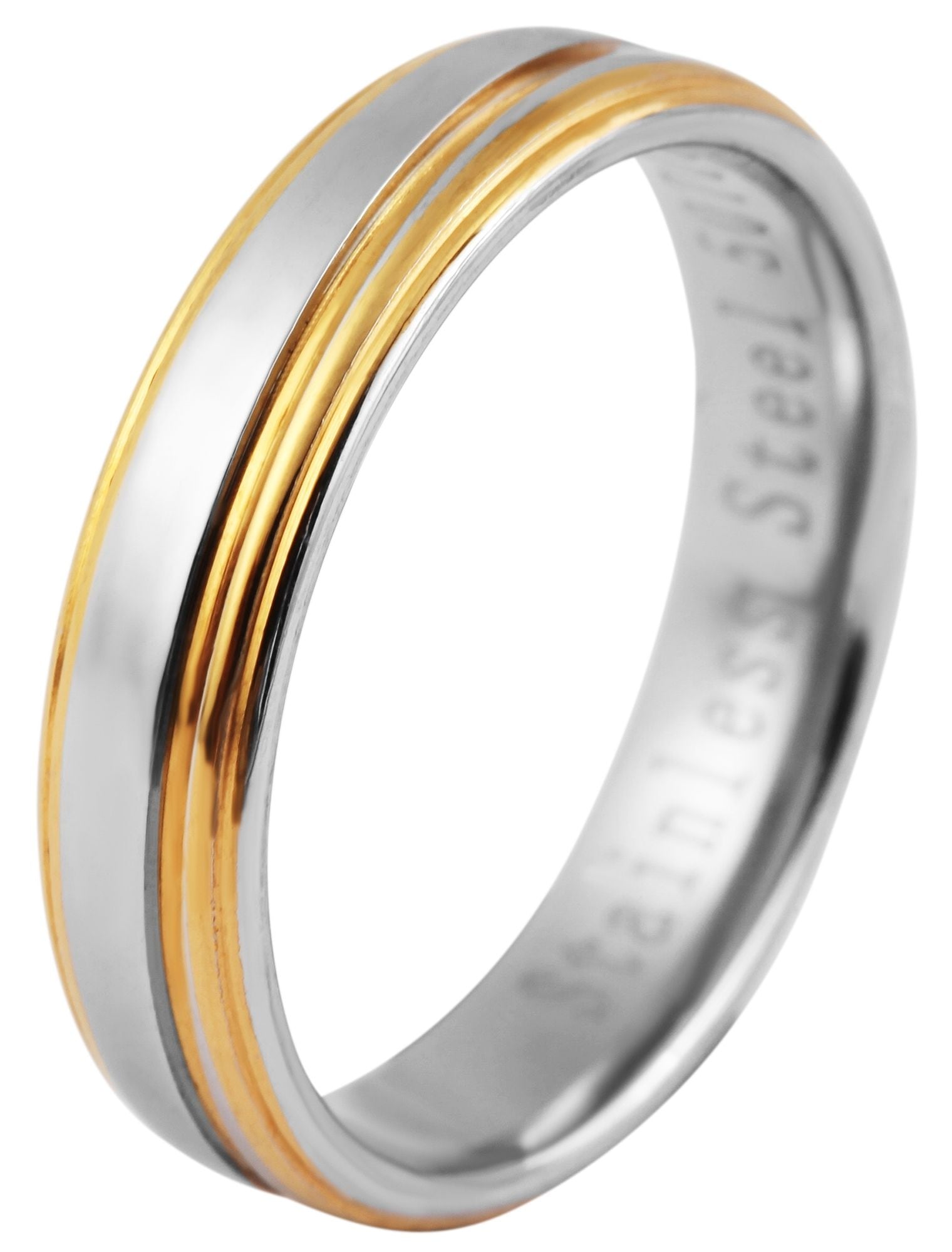 Adelia´s Fingerring »Herren Ring aus Edelstahl«