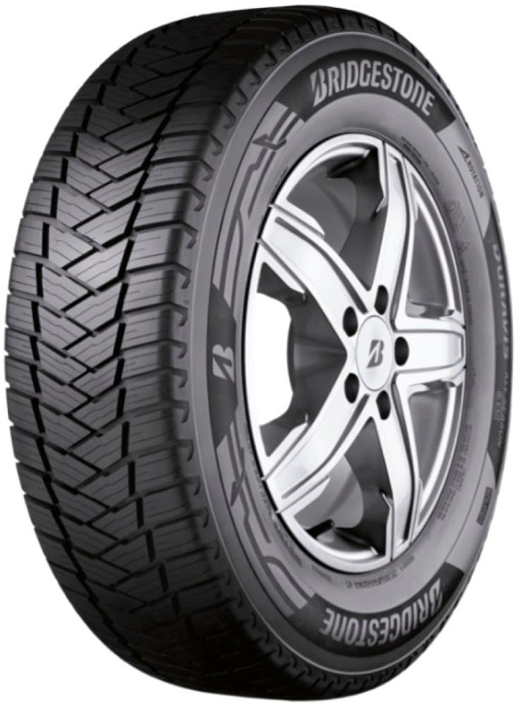 BRIDGESTONE Ganzjahresreifen "BRIDGESTONE", 195mm / 75 % R 16 107R, schwarz, Autoreifen