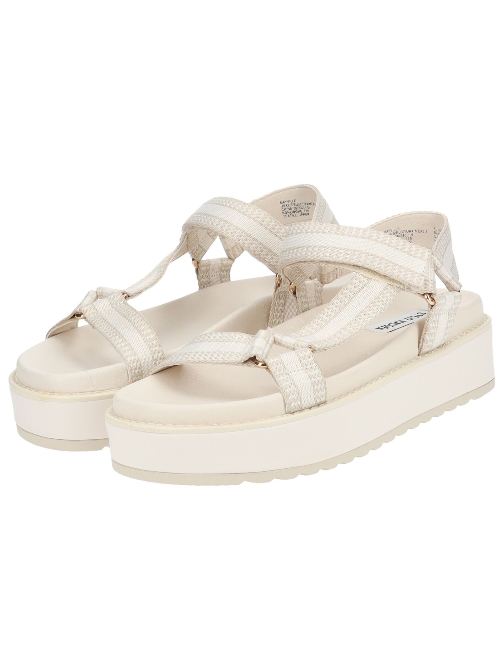 STEVE MADDEN Riemchensandale »STEVE MADDEN Sandalen Textil«