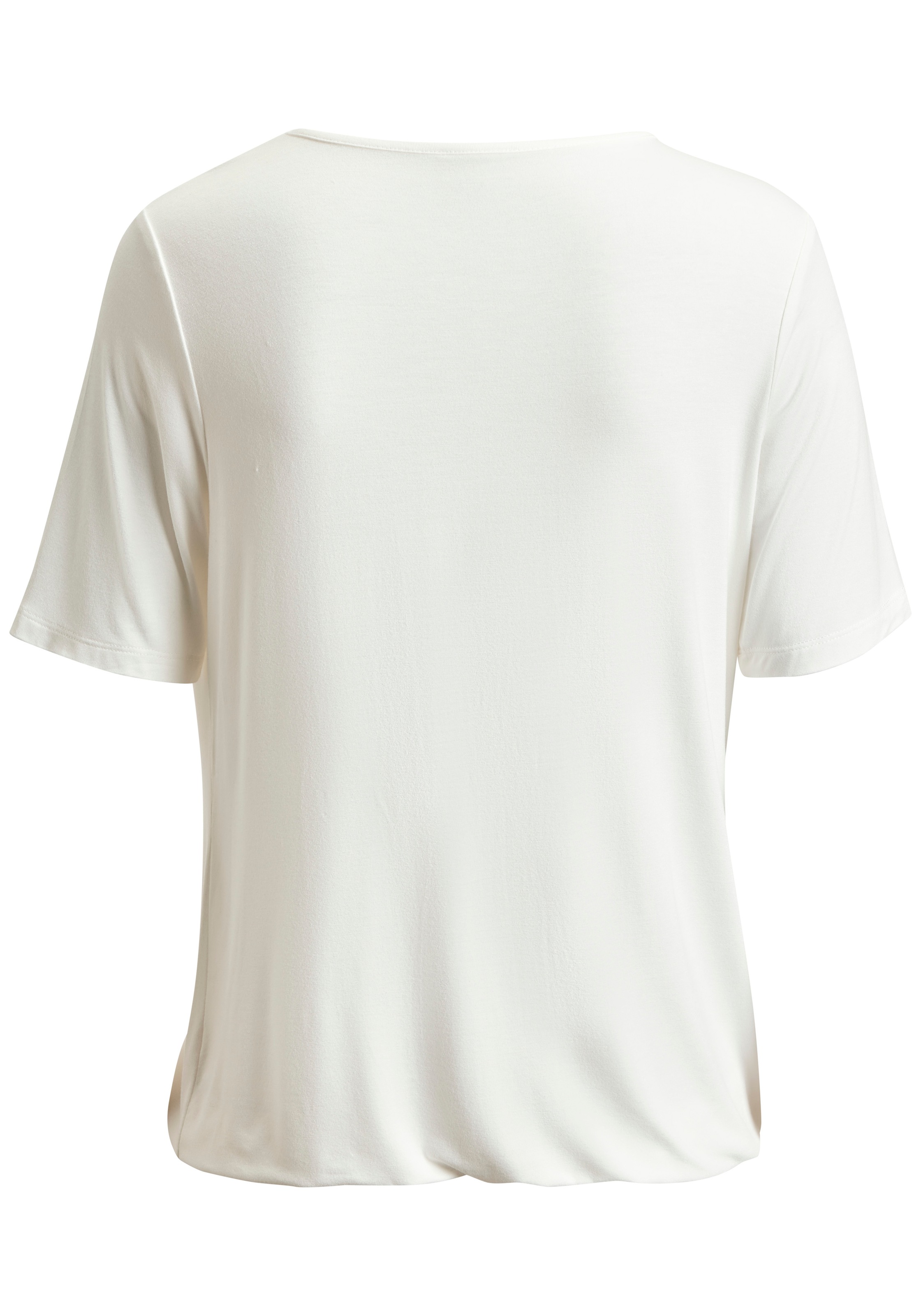 LASCANA T-Shirt "mit elegantem Knotendetail" 1 aus elastischer Viskose-Qual günstig online kaufen