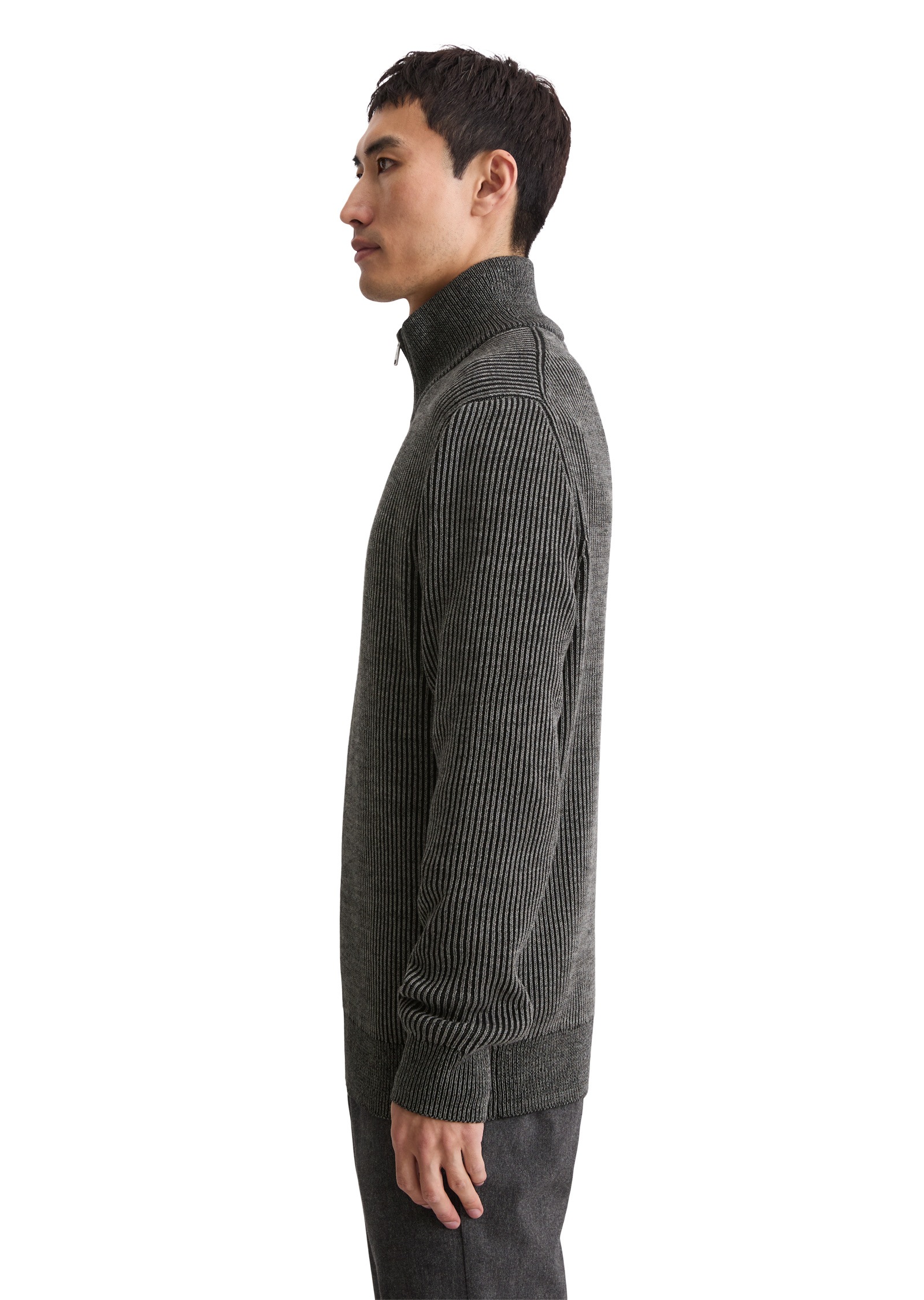 Marc OPolo Rundhalspullover "aus Baumwoll-Schurwoll-Mix" günstig online kaufen