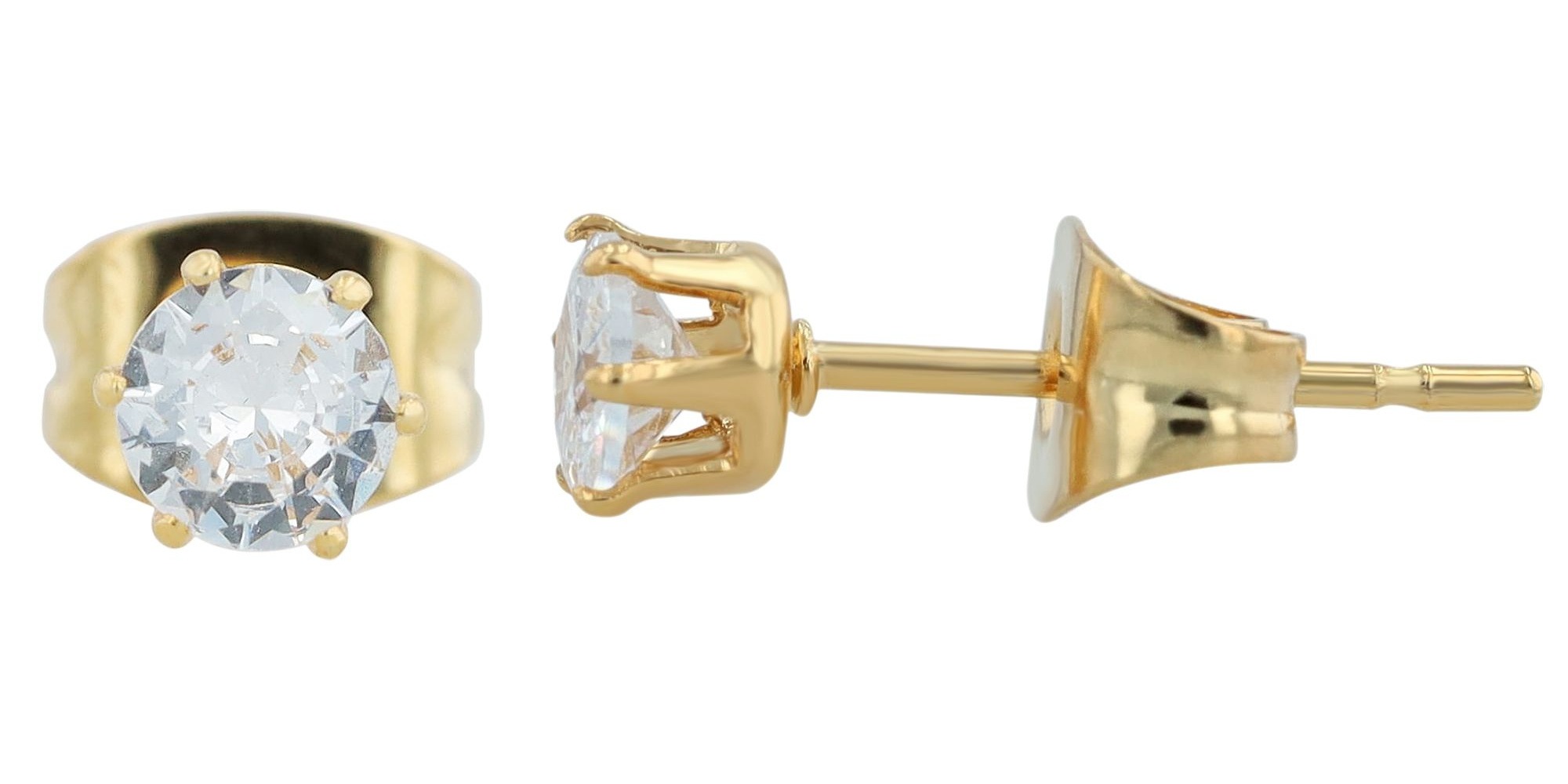 Adelia´s Paar Ohrhänger "Damen Ohrringe – Ohrstecker aus Edelstahl mit Zirk günstig online kaufen