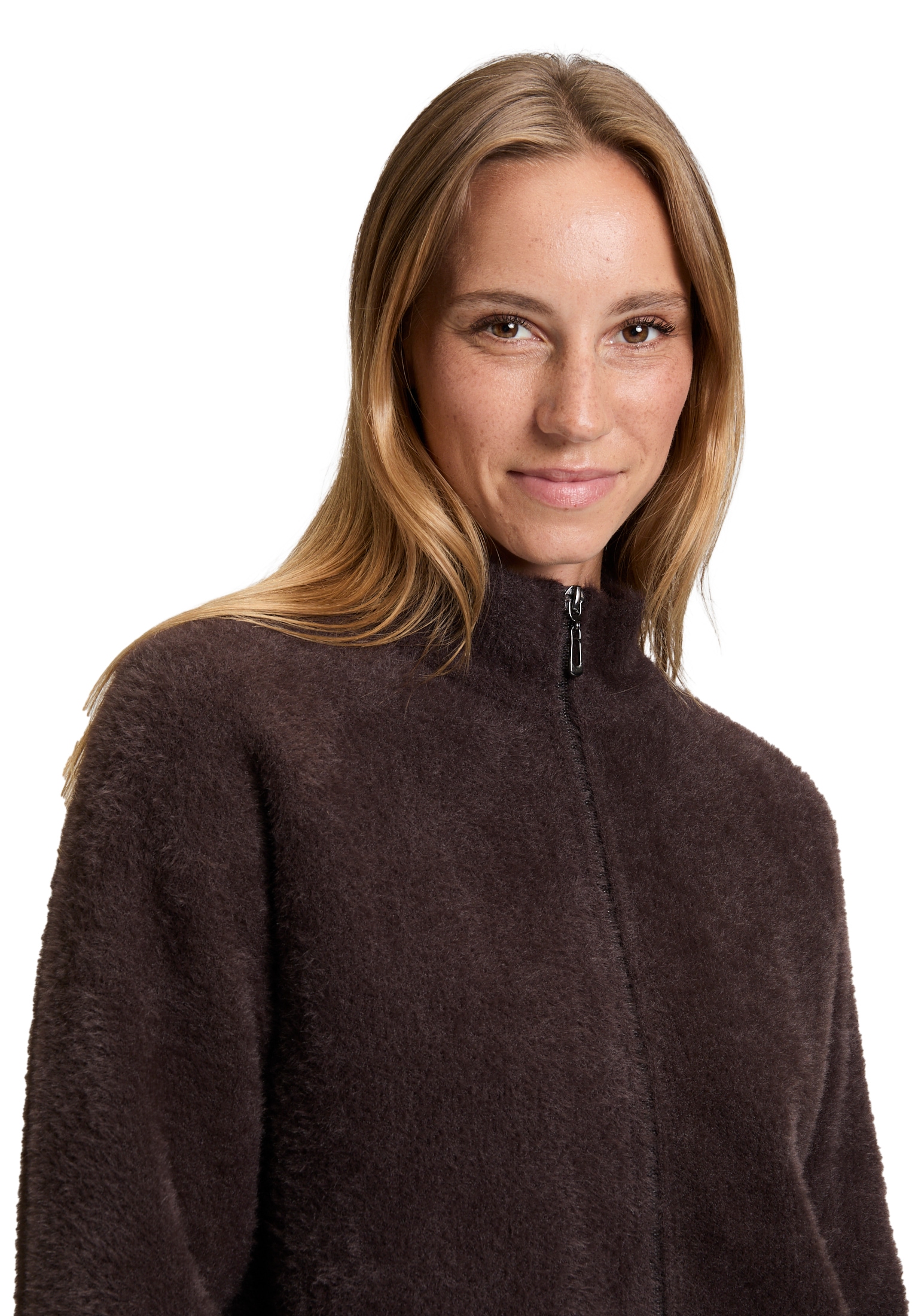 Betty Barclay Strickjacke »Betty Barclay Damen Strick-Cardigan mit Reißverschluss«