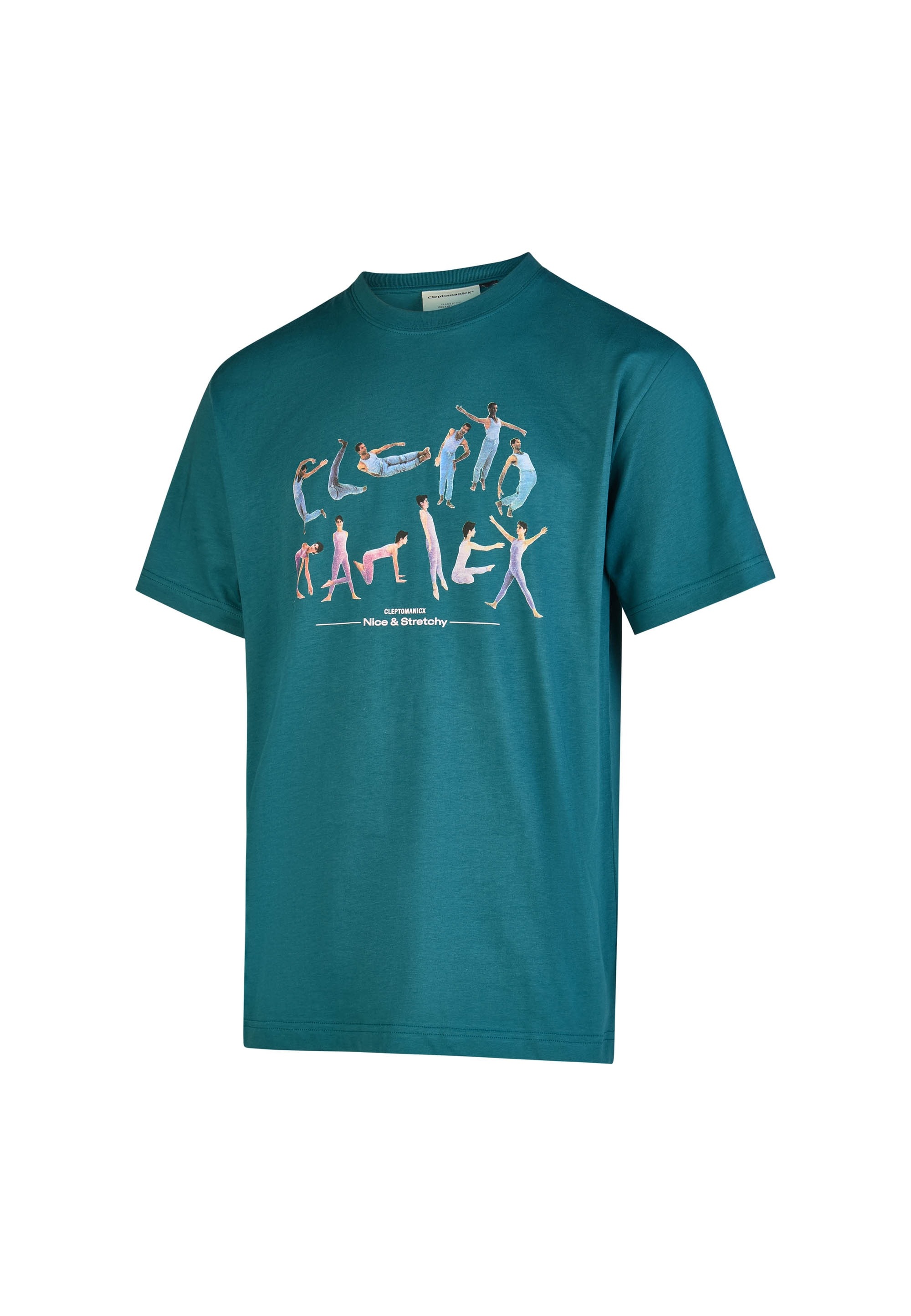 Cleptomanicx T-Shirt »Stretchy« mit großem Frontprint