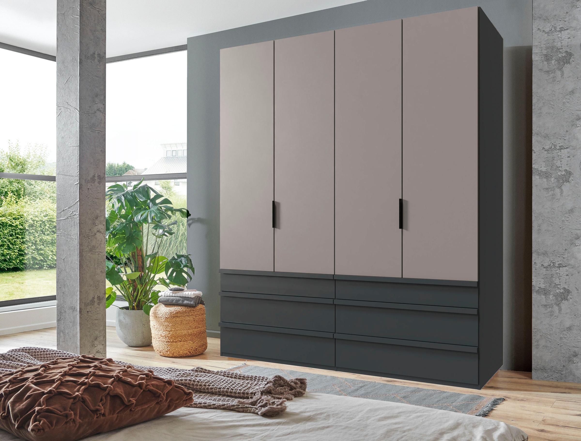 Wimex Falttürenschrank "Oxford by fresh to go, in der Breite 200cm, in 2 Hö günstig online kaufen