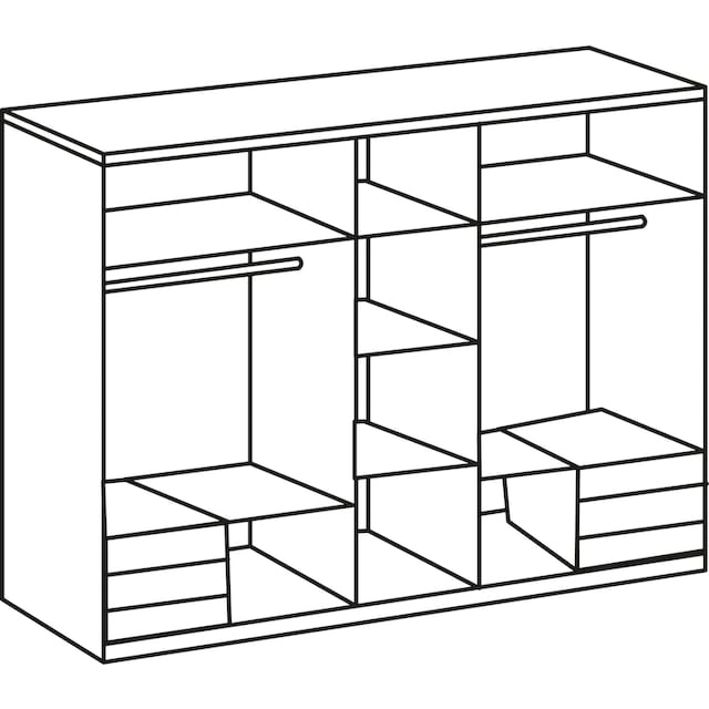 Fresh To Go Falttürenschrank »Everly«, mit Schubladen, 250 oder 300cm breit  | BAUR