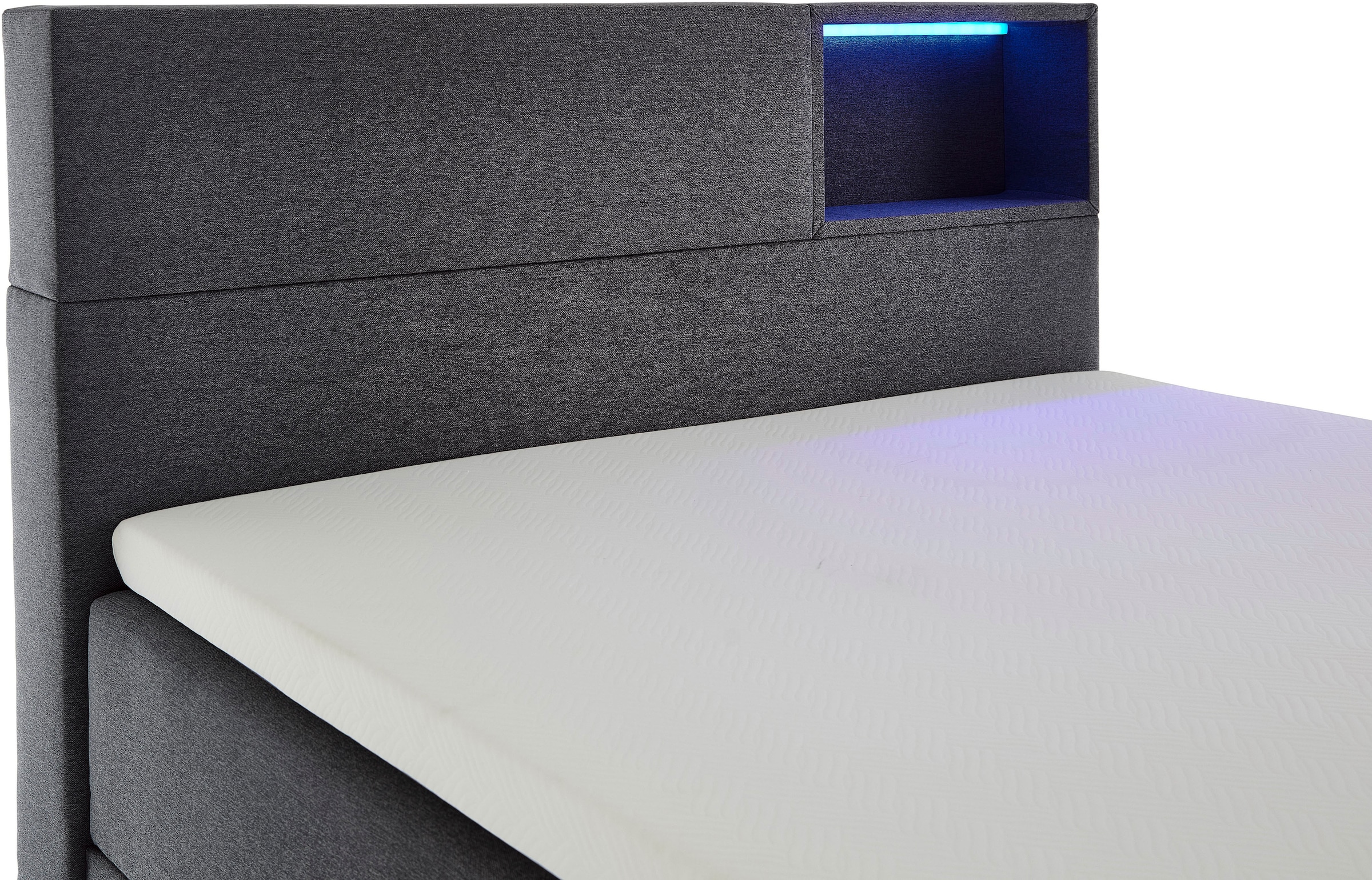 meise.möbel Boxspringbett, Boxspringbett, LED, Bonell