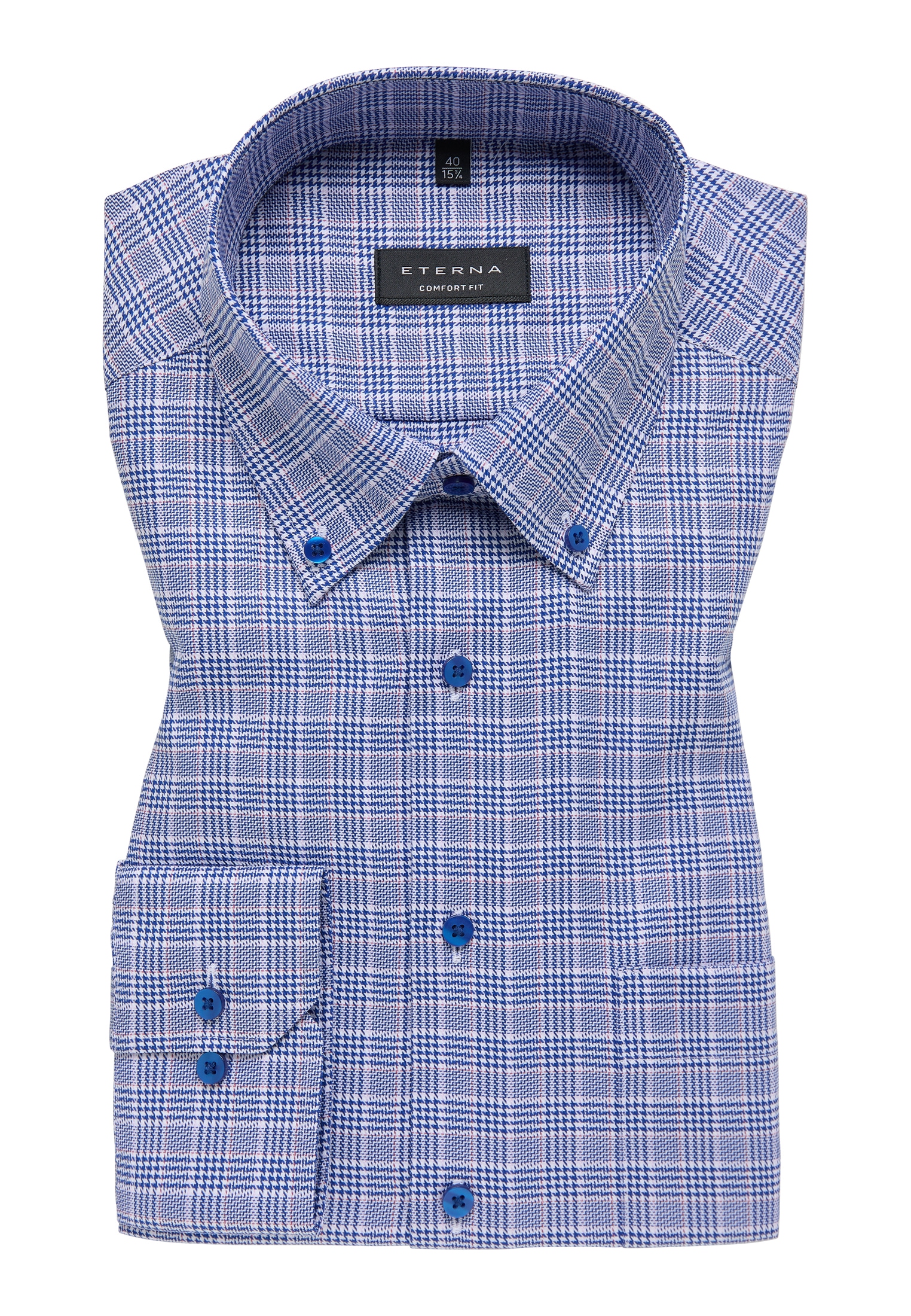 Eterna Langarmhemd »COMFORT FIT« NON IRON (bügelfrei)