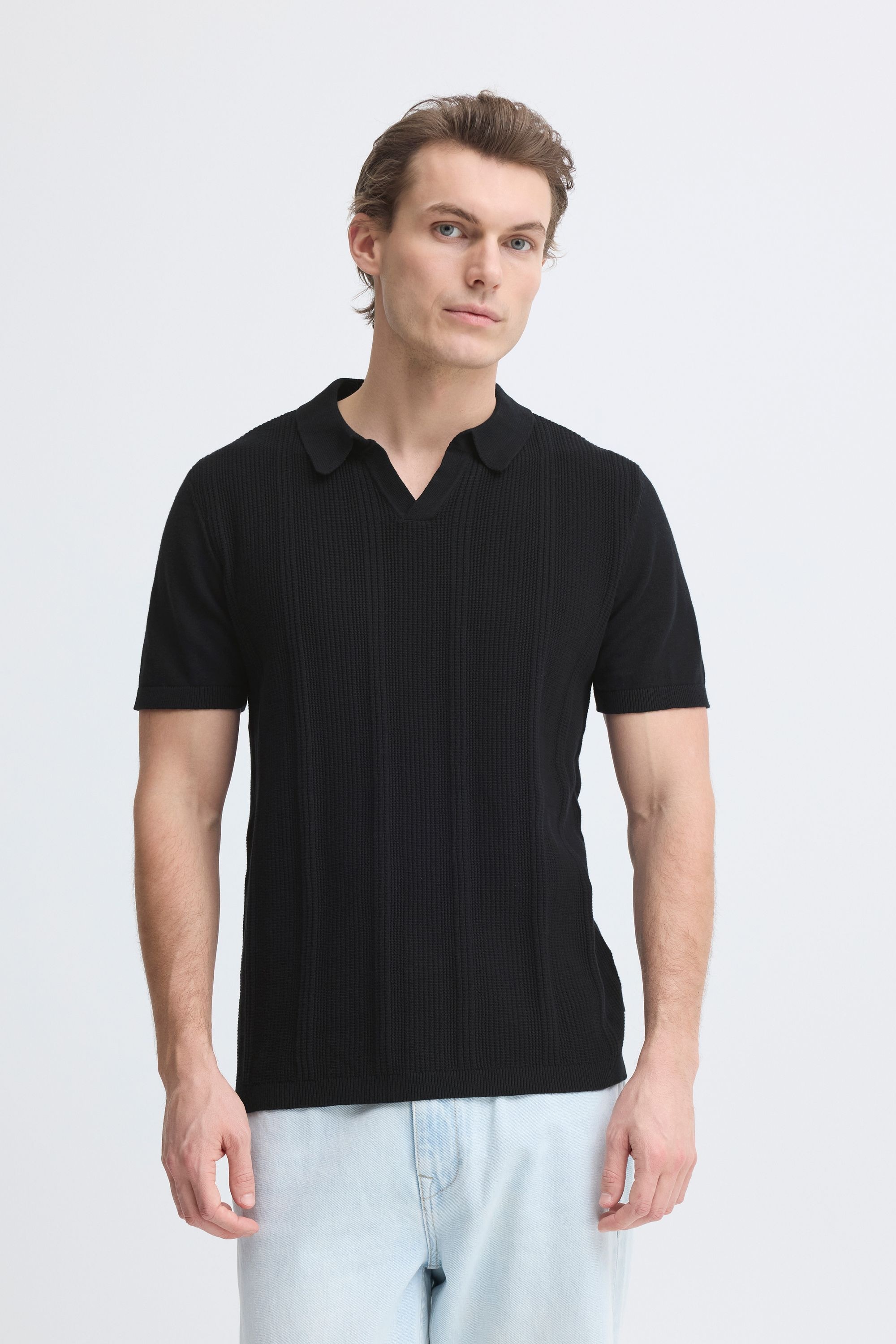 Blend Poloshirt "BHBaron" Stilvolles T-Shirt mit Kragen und strukturiertem günstig online kaufen