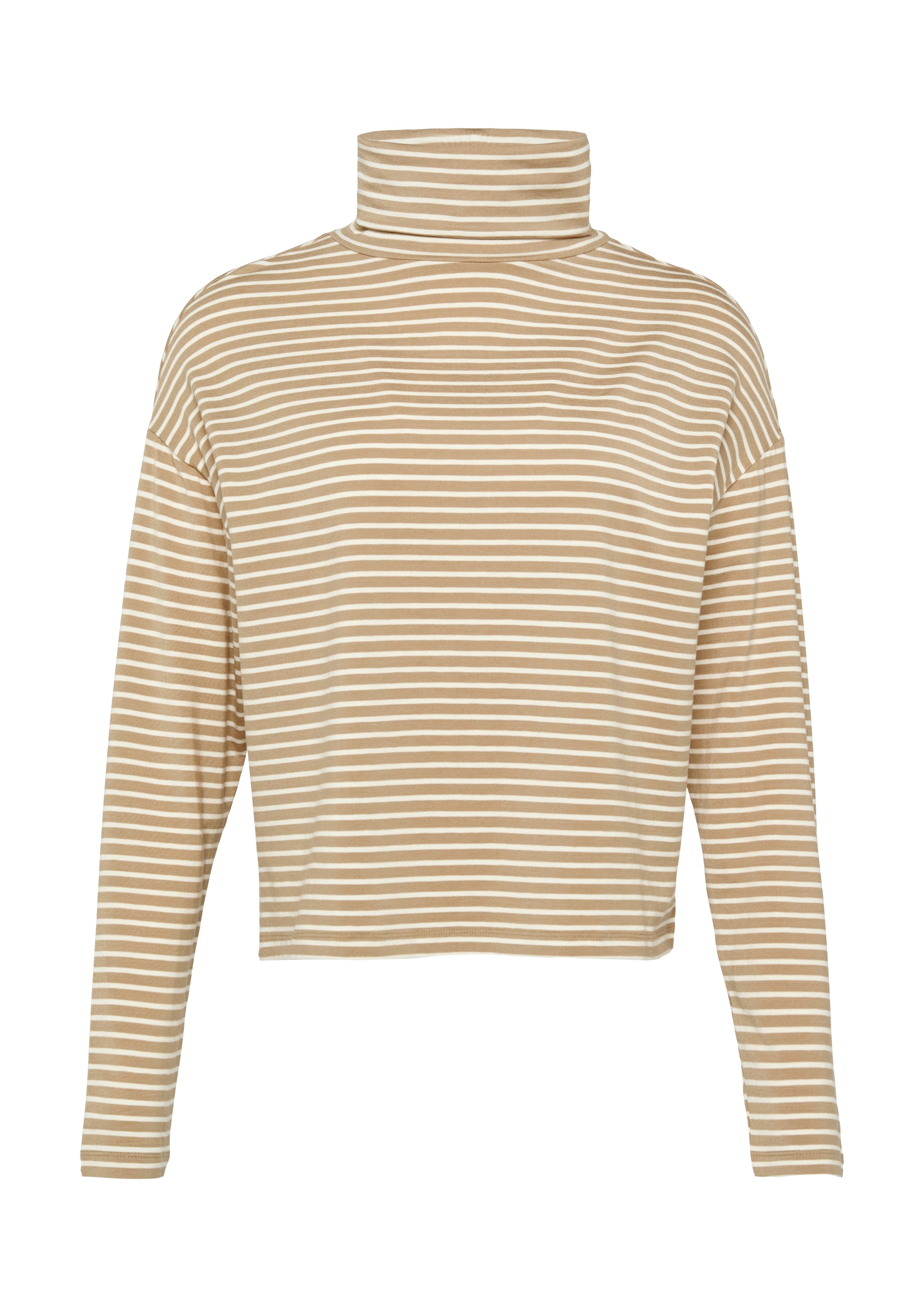 s.Oliver Rollkragenpullover, mit Streifenmuster