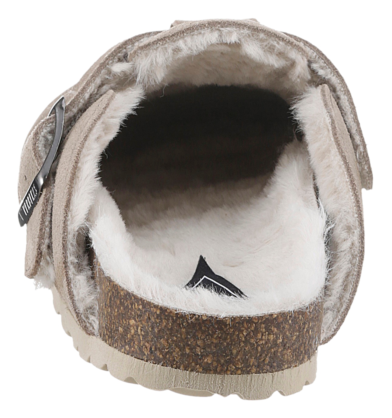 VERBENAS Pantoffel »Heidi«, Clog, Homeslipper, Hausschuh mit Riemchen