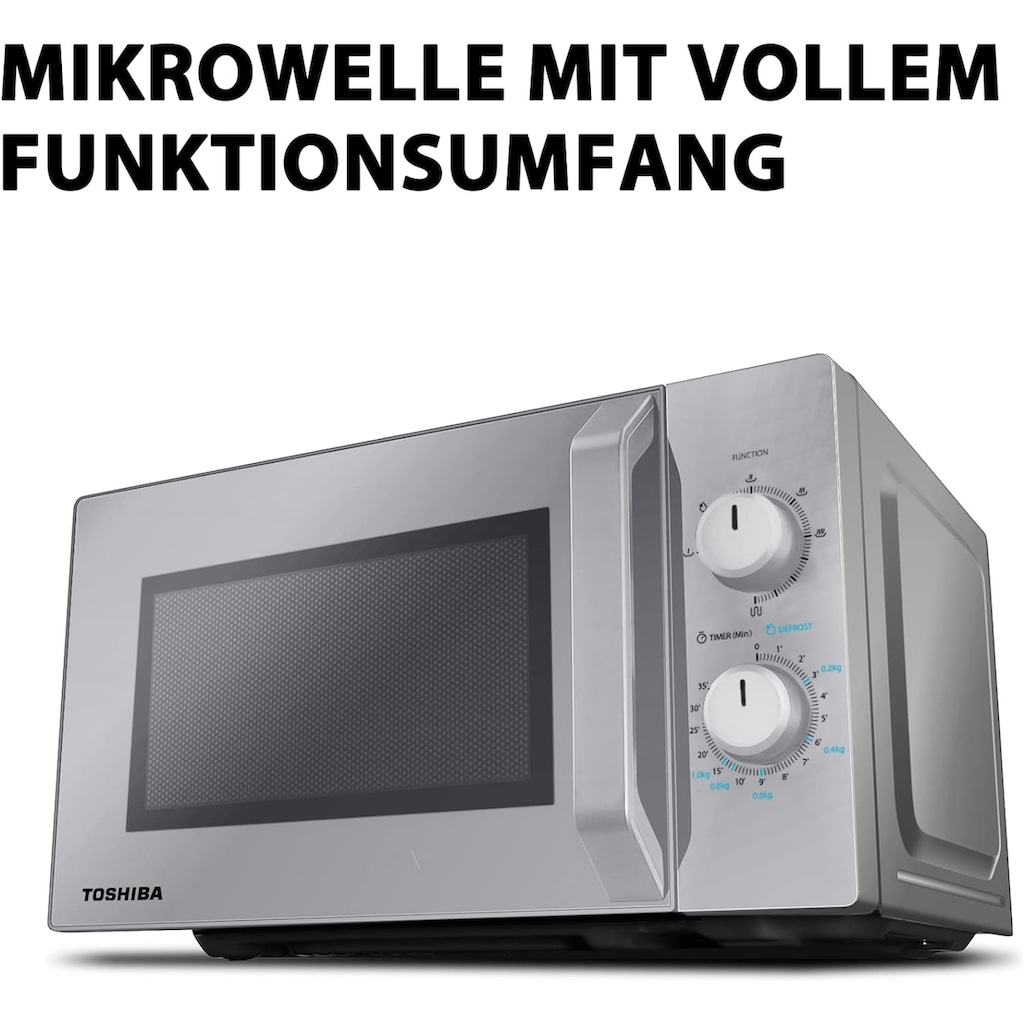 Toshiba Mikrowelle »MW2-MG20PF(SL)«, Mikrowelle-Grill