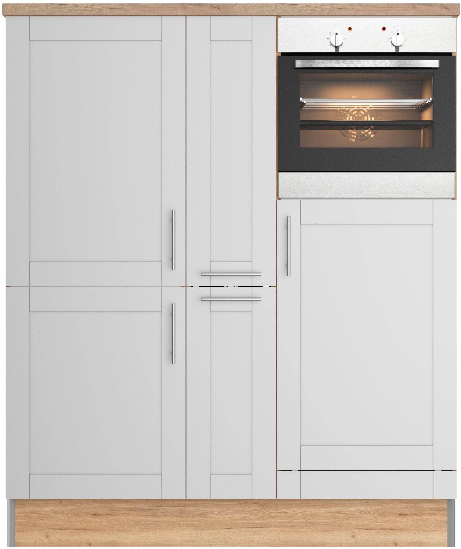 KOCHSTATION Pantryküche "KS-Ahus", Breite 150 cm,wahlweise mit E-Geräten,So günstig online kaufen
