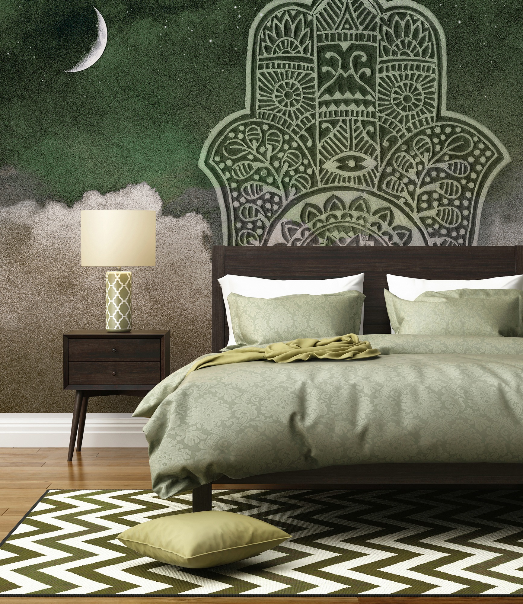 Architects Paper Fototapete »Atelier 47 Hamsa 2«, orientalisch, Vlies, Wand, Schräge, Decke