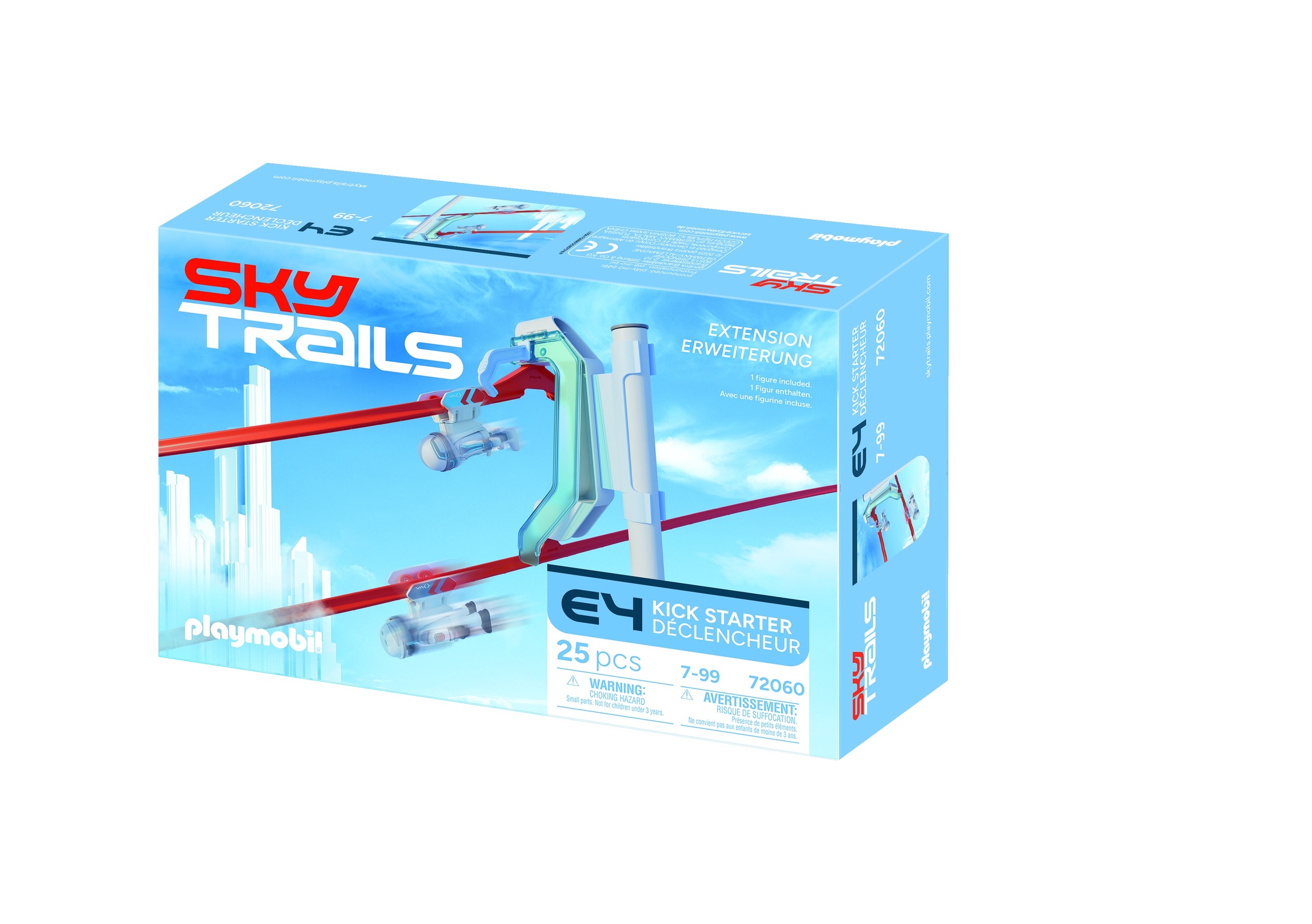 Playmobil® Konstruktions-Spielset »Kick Starter e4 (72060), SkyTrails« Made in Europe