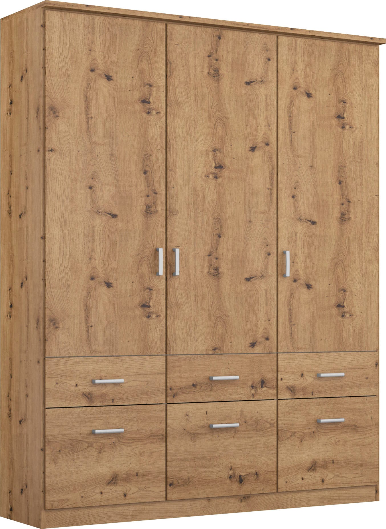 rauch Kleiderschrank "Kleiderschrank Schrank Garderobe deckenhoher Schrank BREMEN" optional mit Spiegel, Breiten: 91/136/181 cm, Höhe: 199 cm, in vielen Farbvariationen, inkl. Kranzblende MADE IN GERMANY