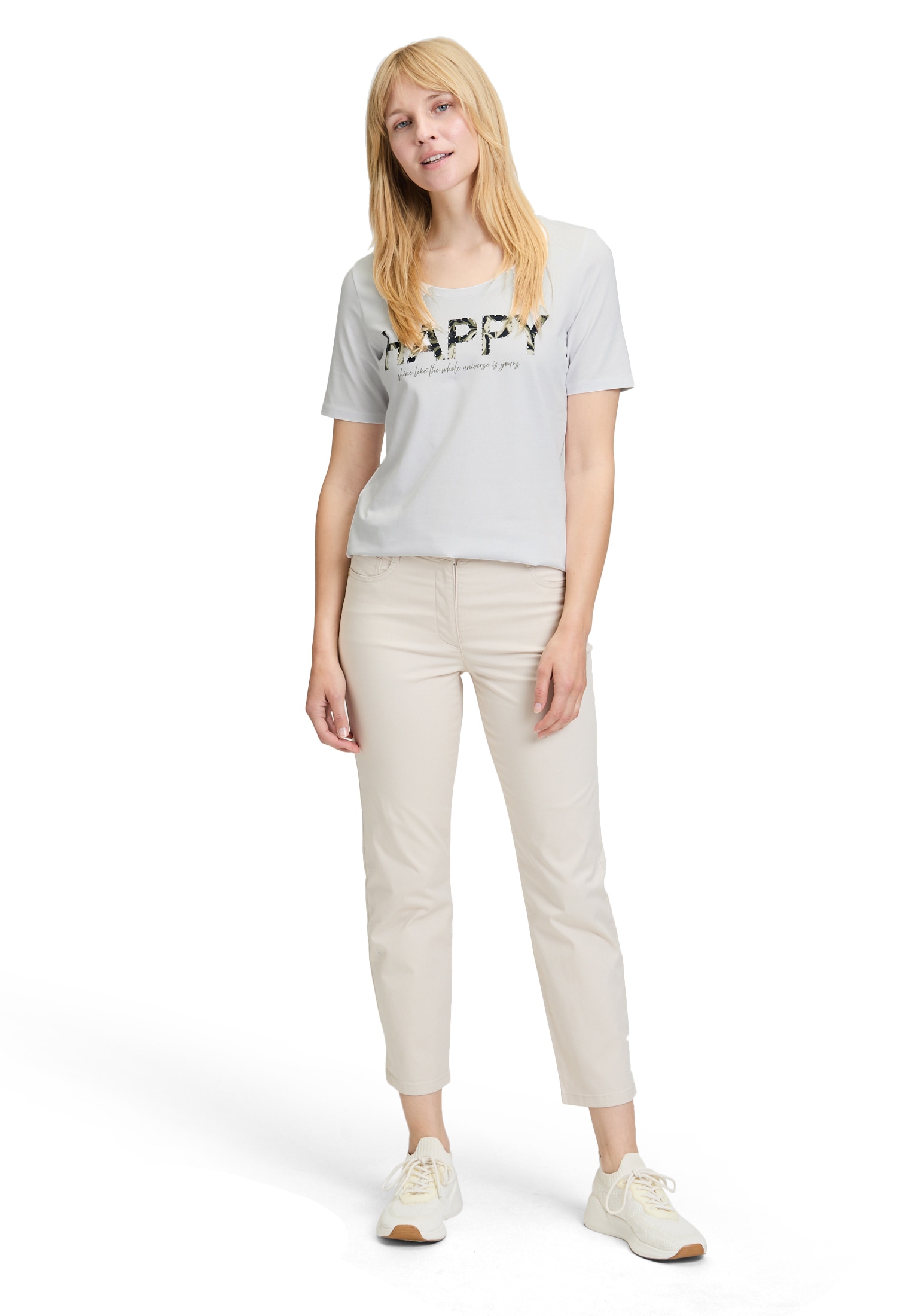 Betty Barclay Kurzarmshirt »Betty Barclay Basic Shirt mit Placement«, (1 tlg.)