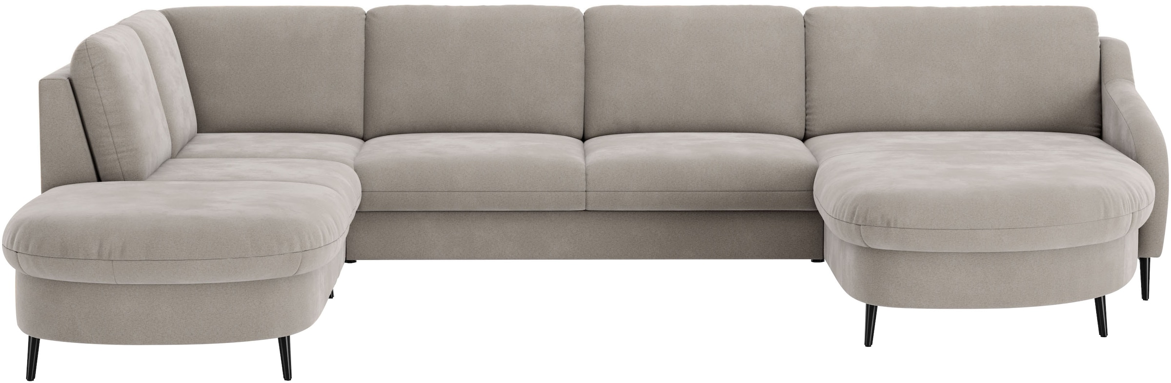sit&more Wohnlandschaft »Soul U-Form« wahlweise mit Bett und Bettkasten