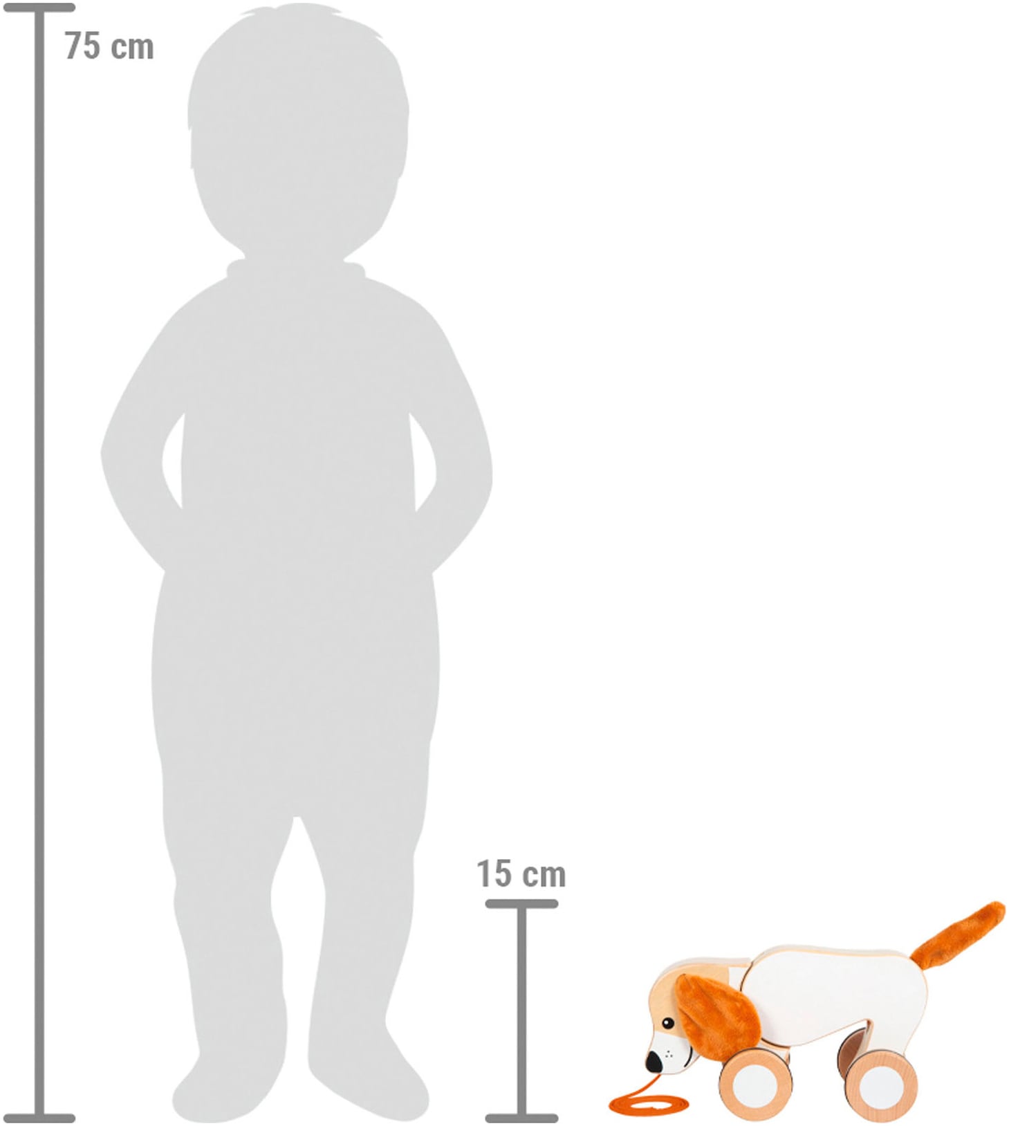 Small Foot Nachziehspielzeug »Nachziehtier Hund«