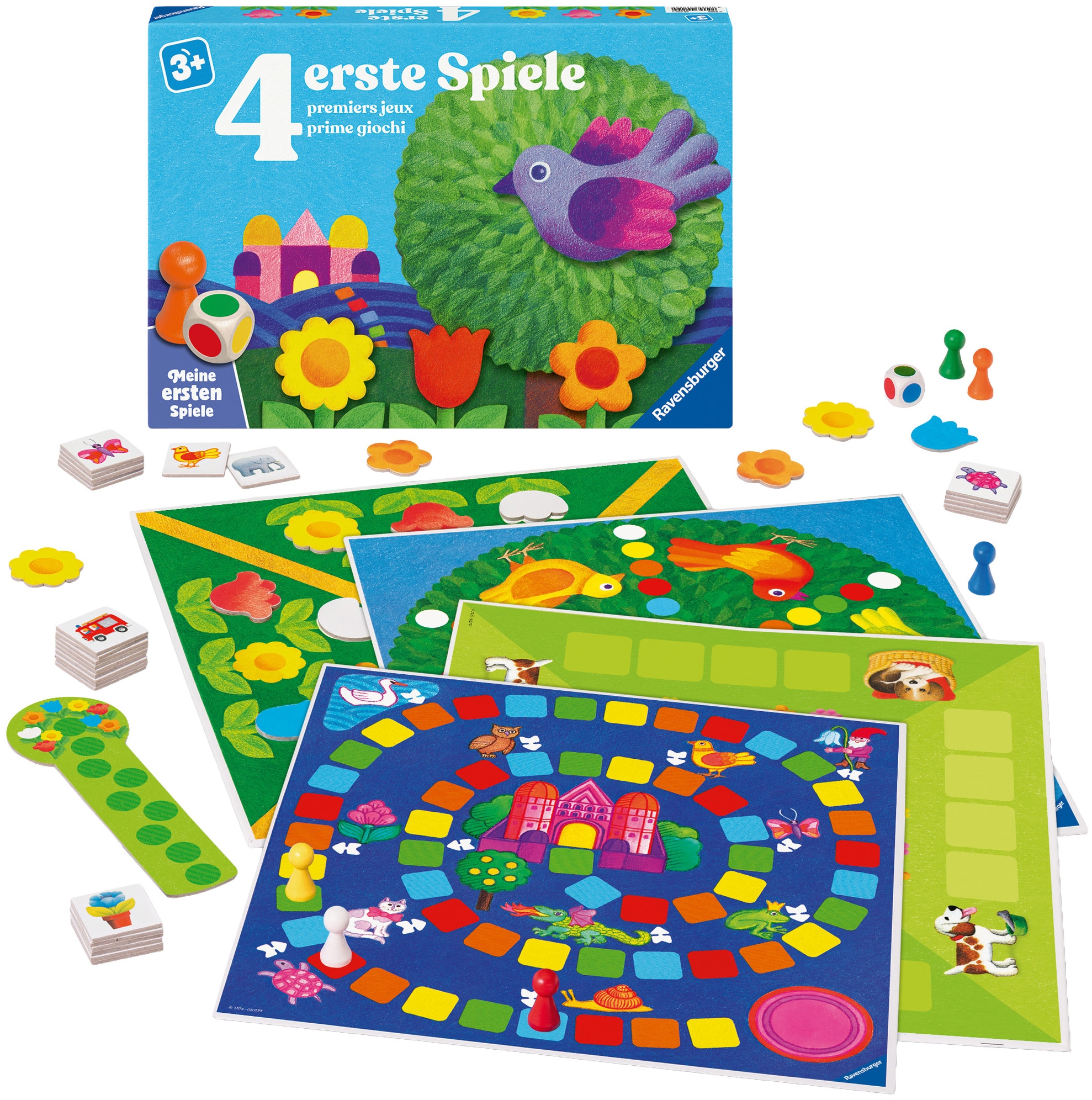 Ravensburger Spiel »4 erste Spiele« Made in Europe
