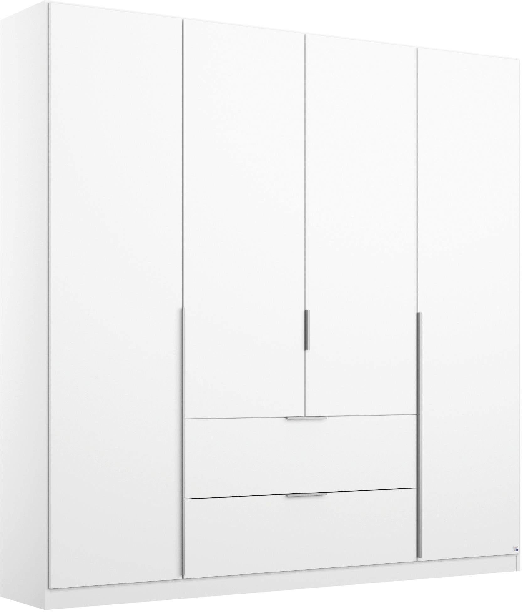 rauch Drehtürenschrank "Kleiderschrank Schrank Ankleide Garderobe Schlafzimmerschrank MEMPHIS" Breiten: 181/225/270 cm, Höhe 210 cm, mit Schubladen und Stangengriffen, viel Stauraum MADE IN GERMANY