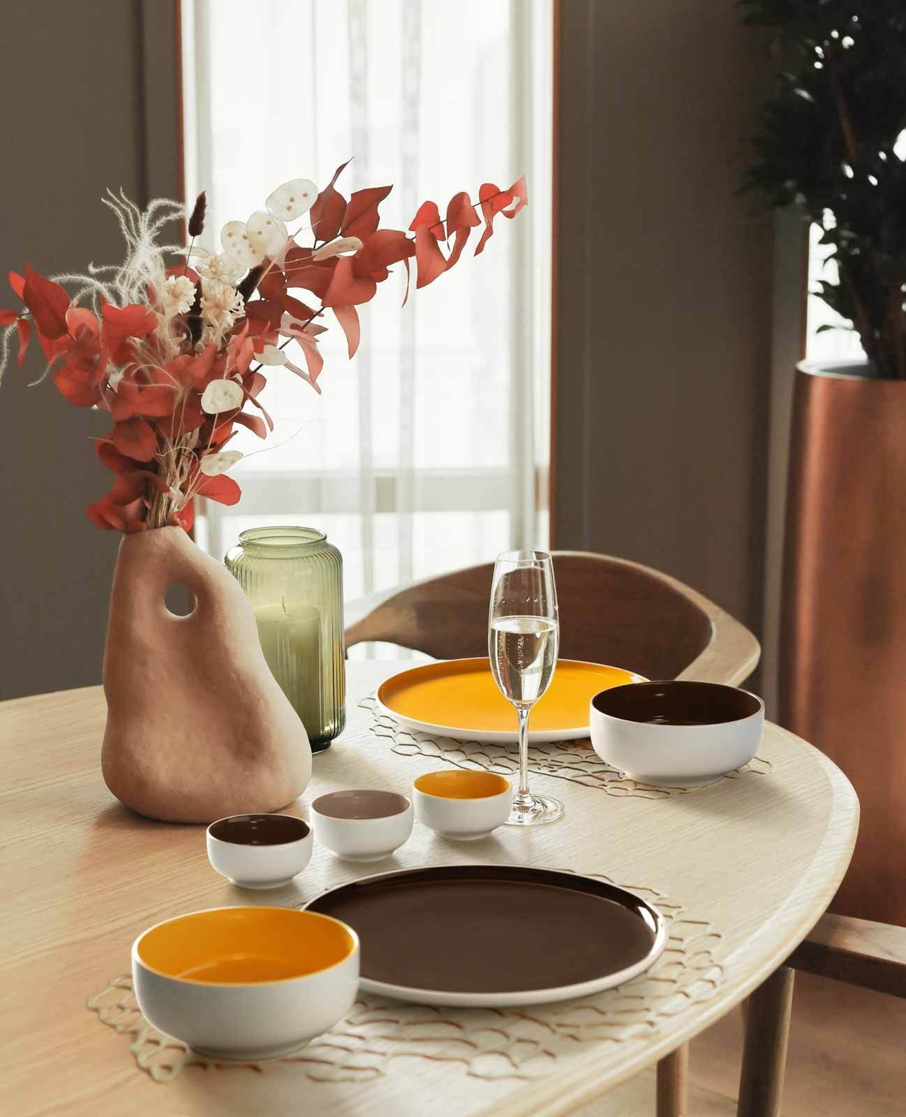 Seltmann Weiden Geschirr-Set »Kaffeeservice Sento Home Pure Colors 18-tlg.« Spülmaschinengeeignet, Mikrowellengeeignet, Ofenfest, Salamandergeeignet, Kühlschrankgeeignet, Gefrierschrankgeeignet
