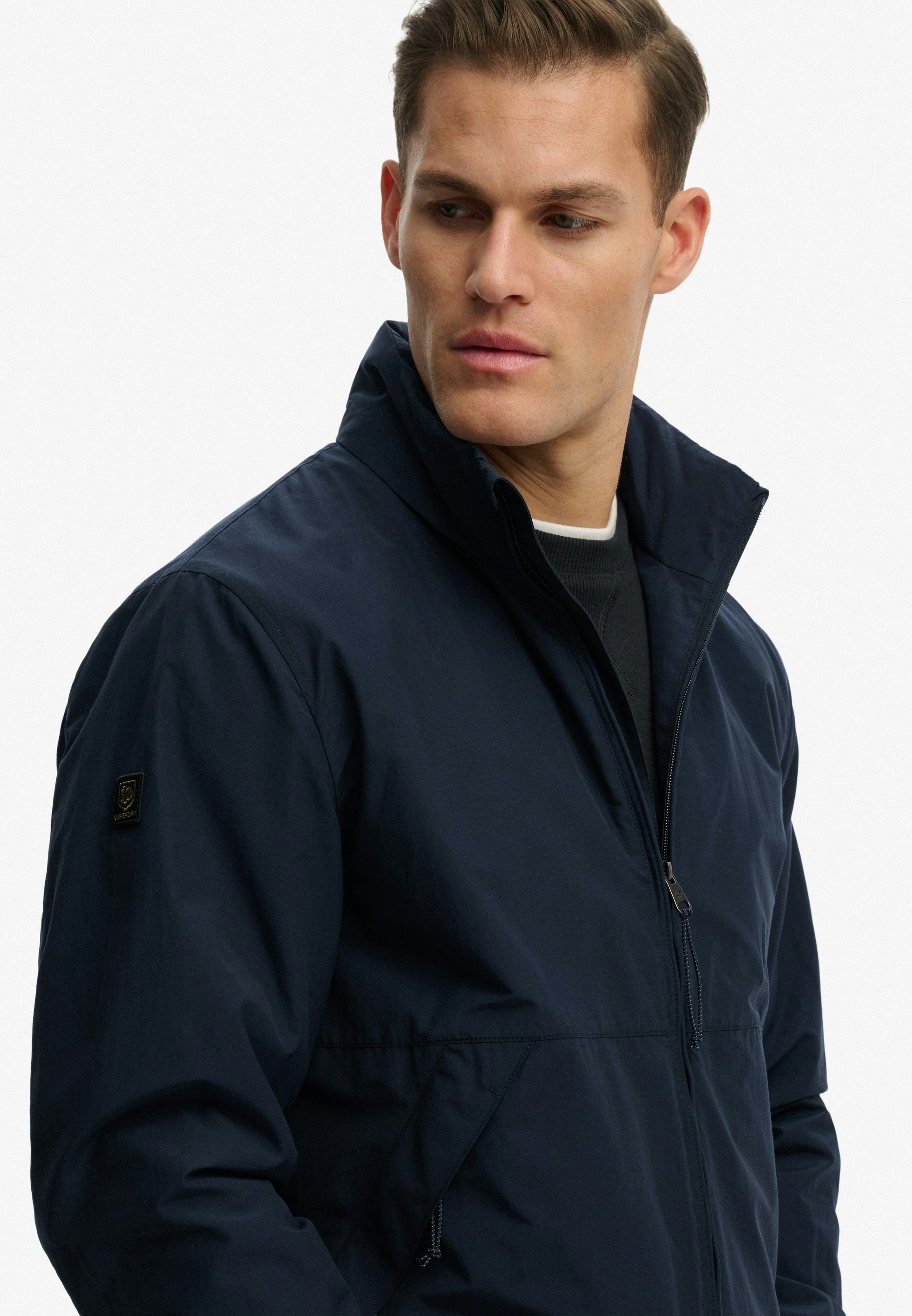 Superdry Parka »SPORTS JACKET« mit Markenlabel, aus Polyester und Kunstfaser, Relaxed Fit