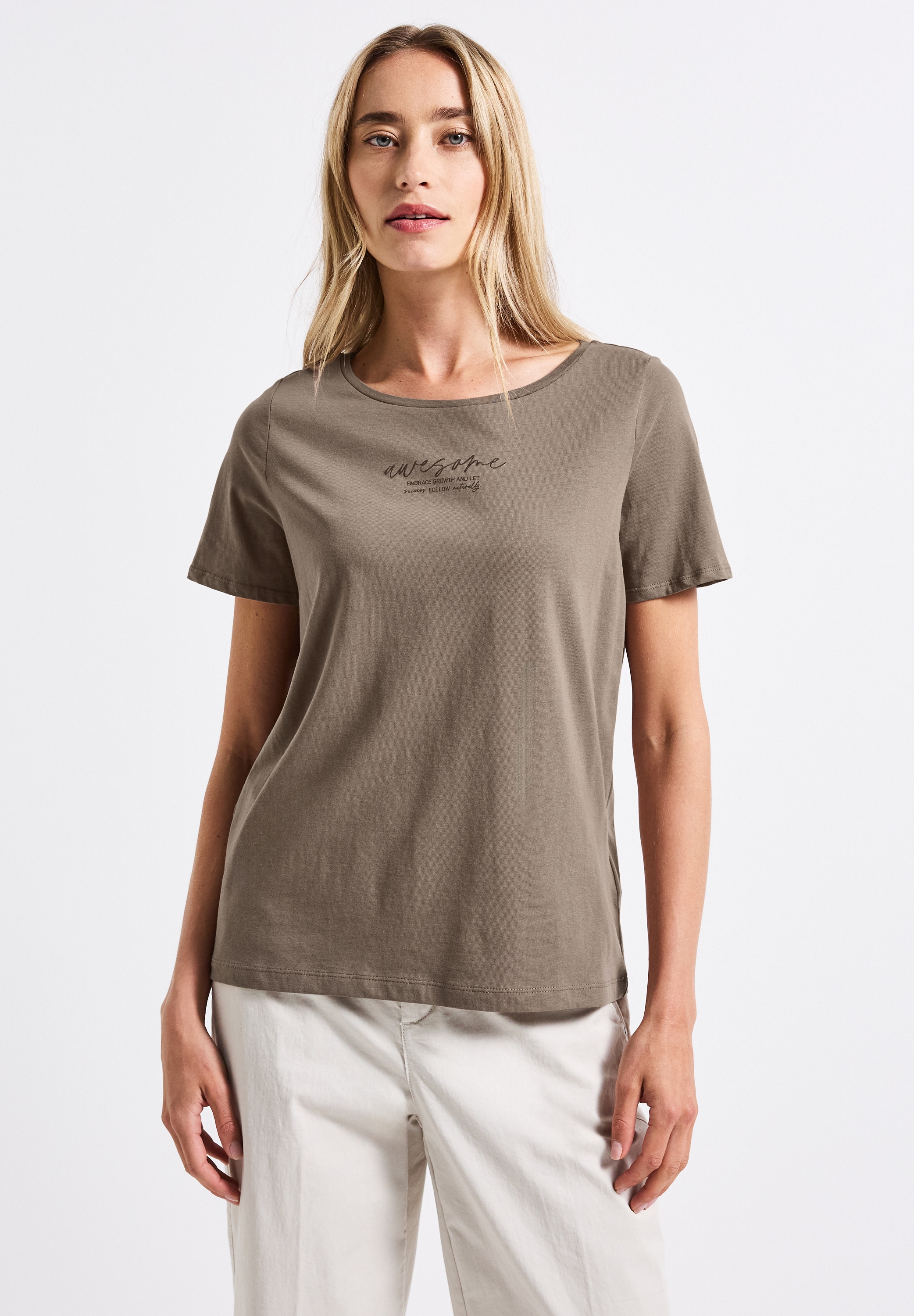 STREET ONE T-Shirt, aus reiner Baumwolle günstig online kaufen